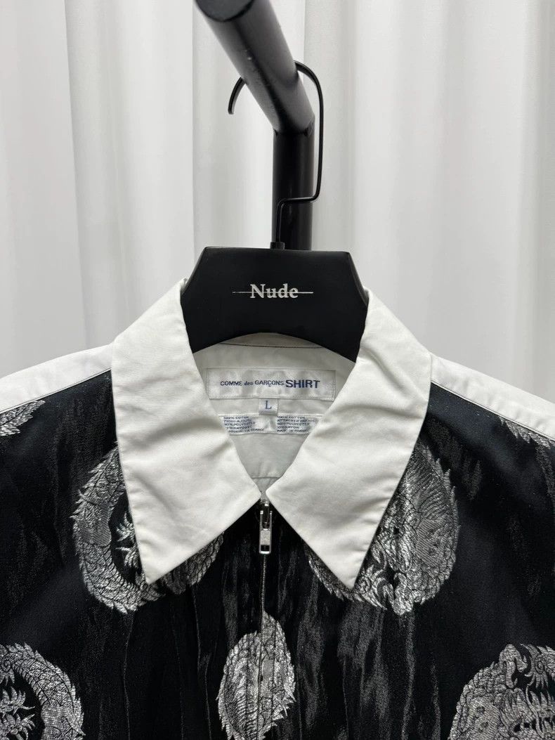 Comme des Garcons Comme des garcons Dragon Embroidered Patchwork Shirt 2503-N Size US L / EU 52-54 / 3 - 3 Thumbnail