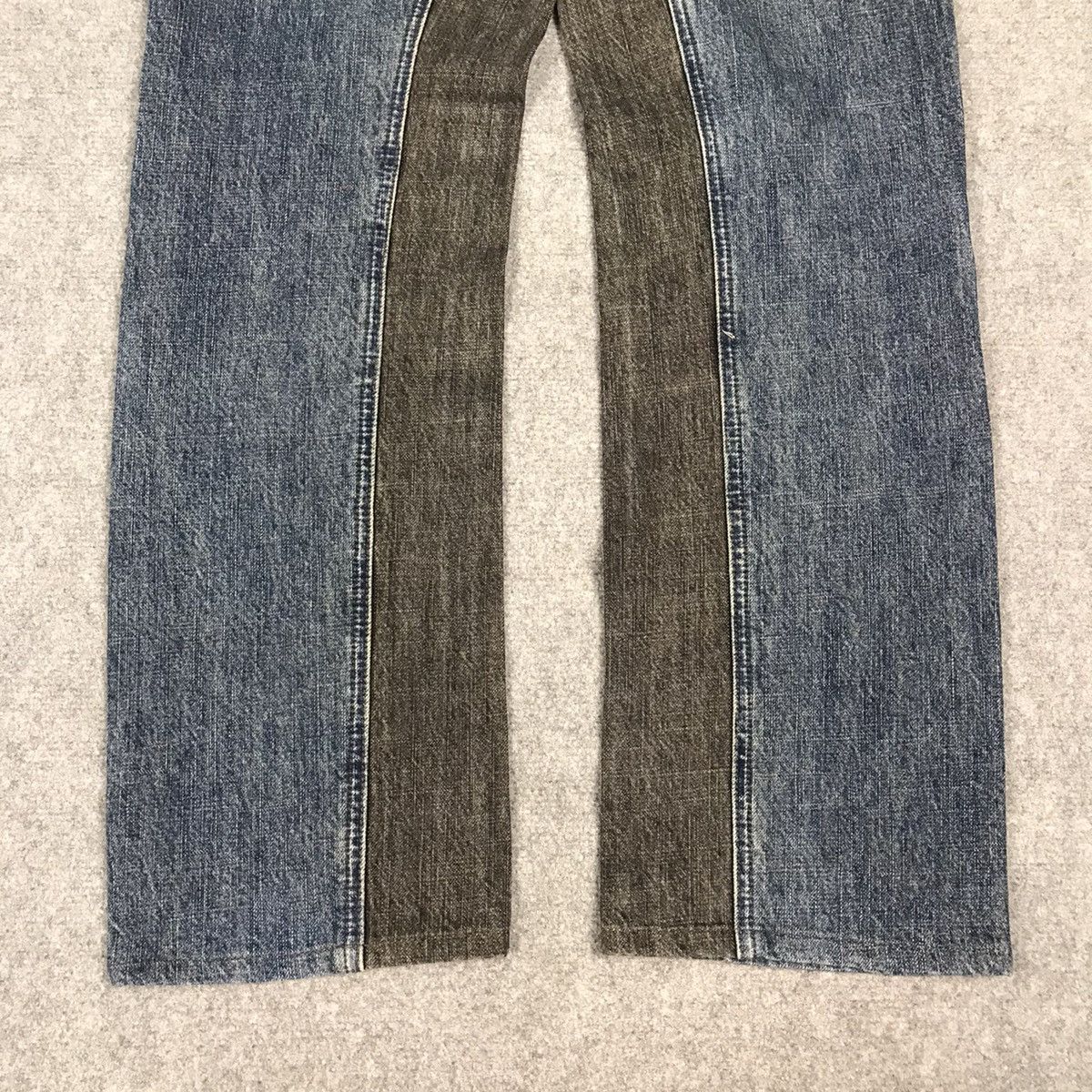 Japanese Brand × PPFM × Vintage PPFM DENIM DESIGN BLUE BLACK JEANS PANTS Size US 28 / EU 44 - 7 Thumbnail