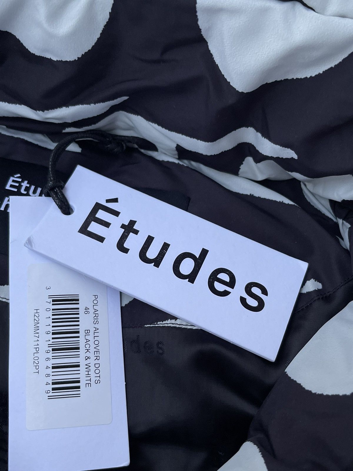 Etudes !DS! AW22 Etudes Allover Dots White Black Puffer Jacket Size US XL / EU 56 / 4 - 21 Thumbnail