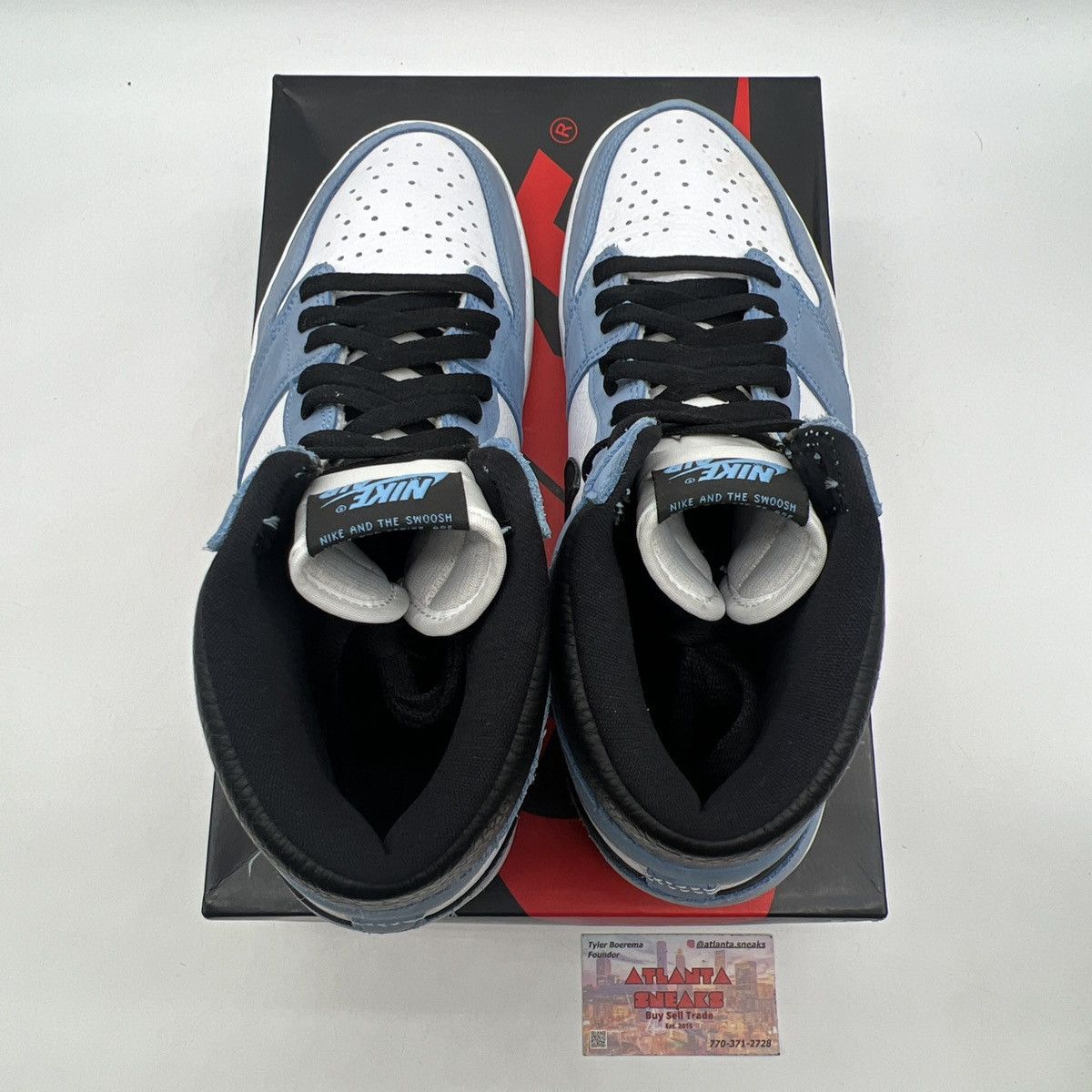 Jordan Brand Air Jordan 1 High University Blue Size US 11.5 / EU 44-45 - 7 Thumbnail