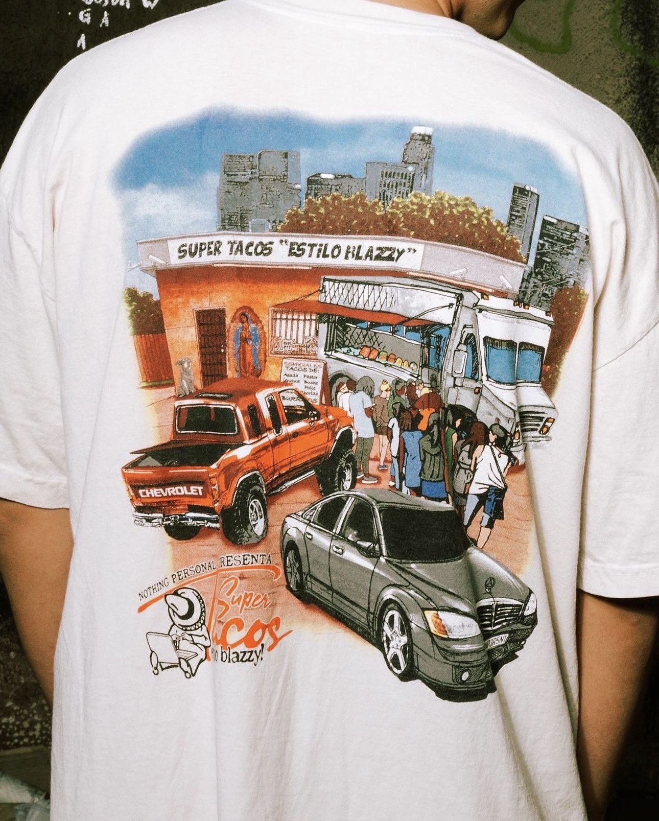 Vintage Brand New Nothing Personal Estilo Blazzy T Shirt XL Size US XL / EU 56 / 4 - 3 Thumbnail