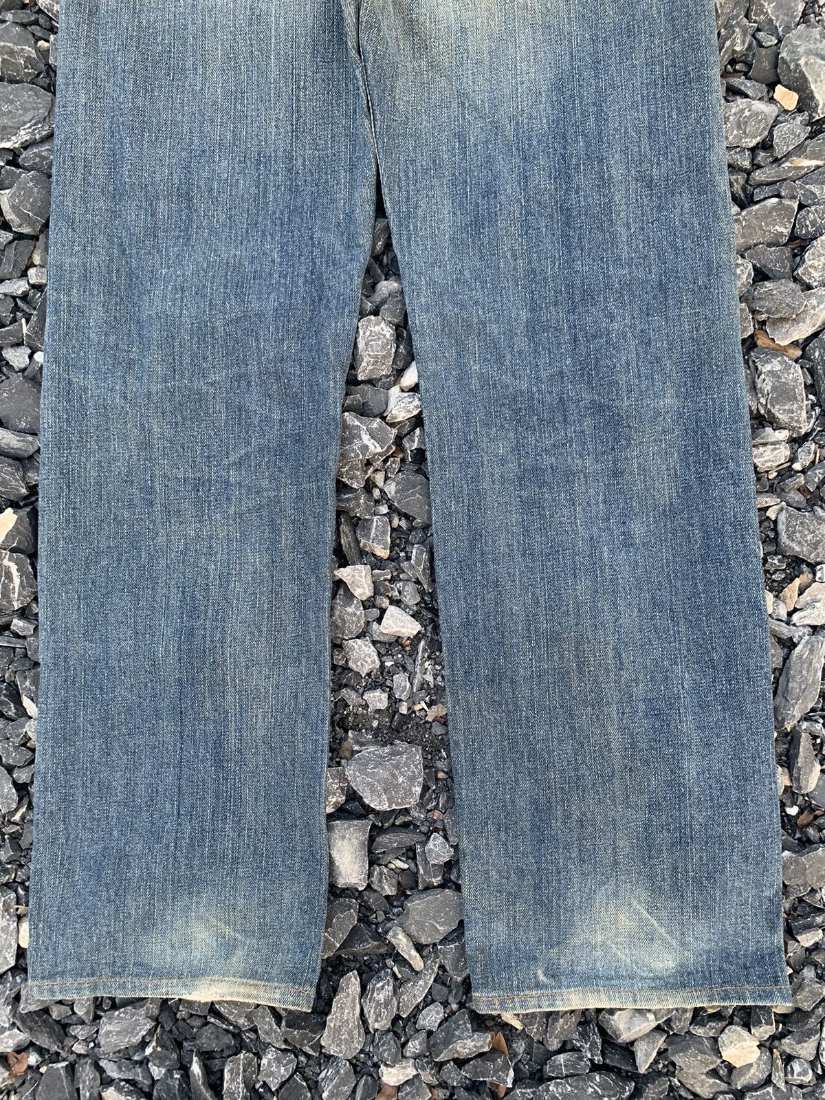 Kapital VINTAGE EDWIN 505XX SELVEDGE RUSTY JAPANESE DISTRESSED DENIM Size US 31 - 8 Thumbnail