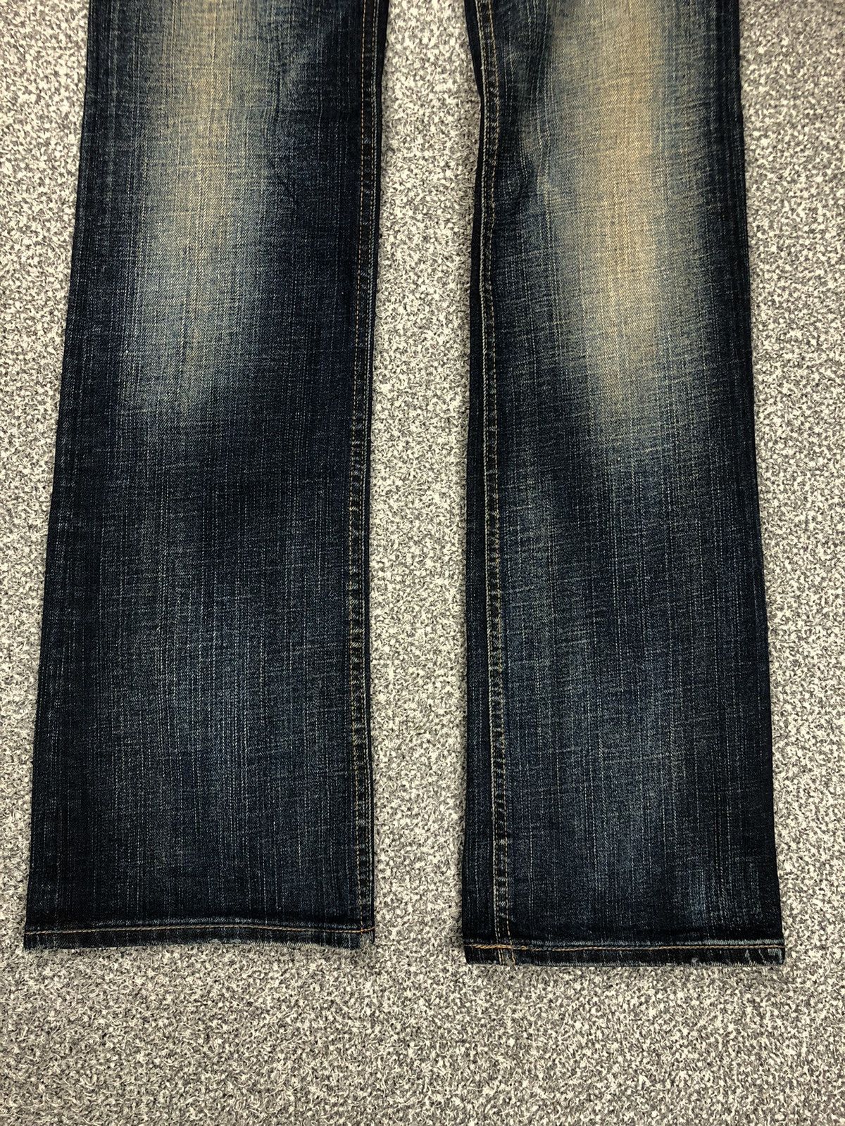 Diesel Vintage Diesel Industry Italy Flare Stone Wash Jeans Size 29" - 9 Thumbnail