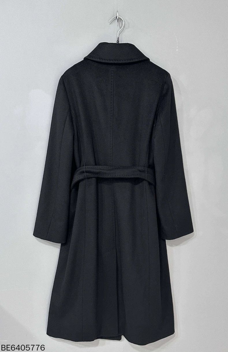 Max Mara Max Mara Black Long Wool Coat Size M / US 6-8 / IT 42-44 - 2 Thumbnail