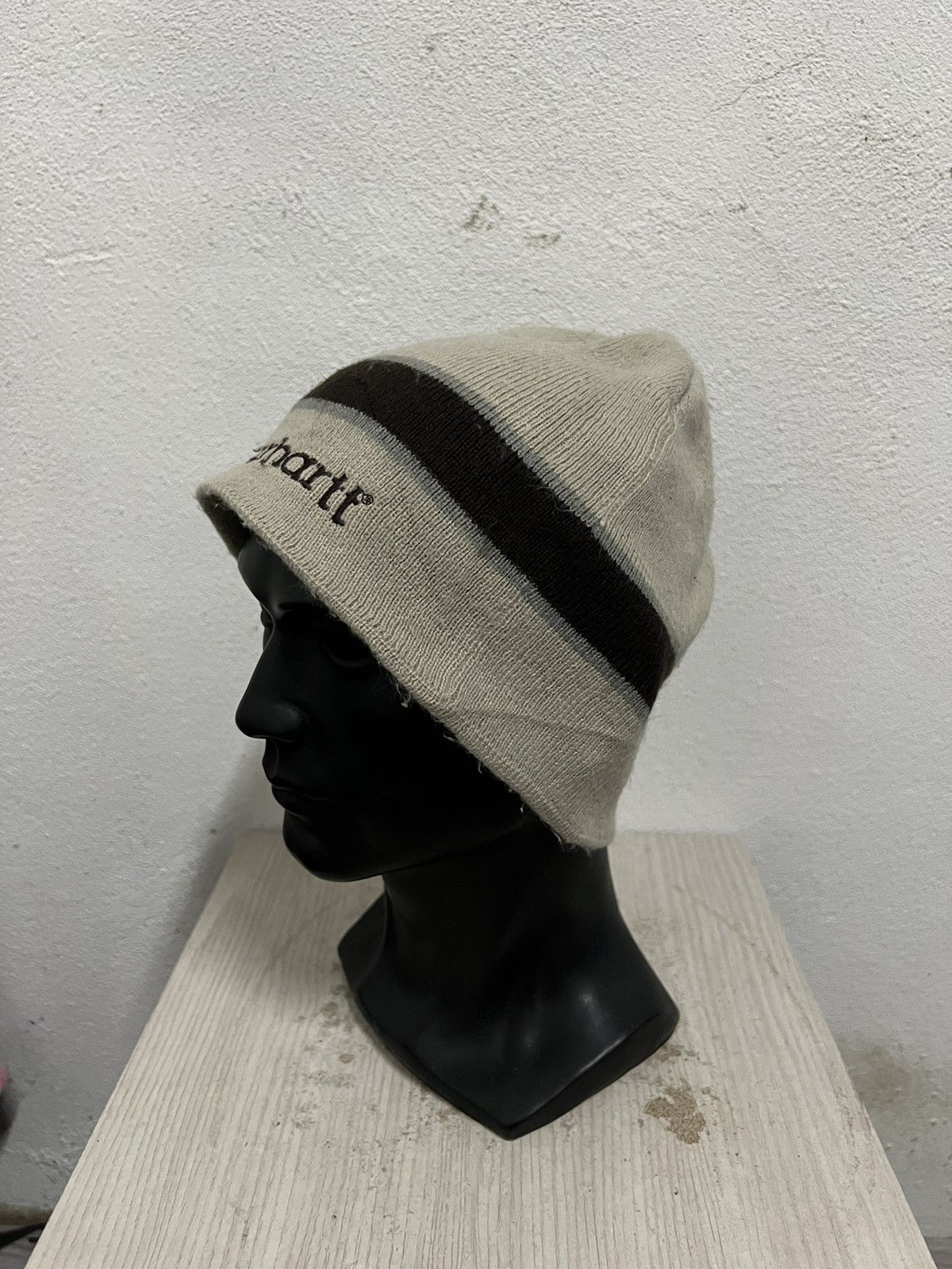 Carhartt Vintage Carhatt Spell Out Beanie Hat Size ONE SIZE - 3 Thumbnail