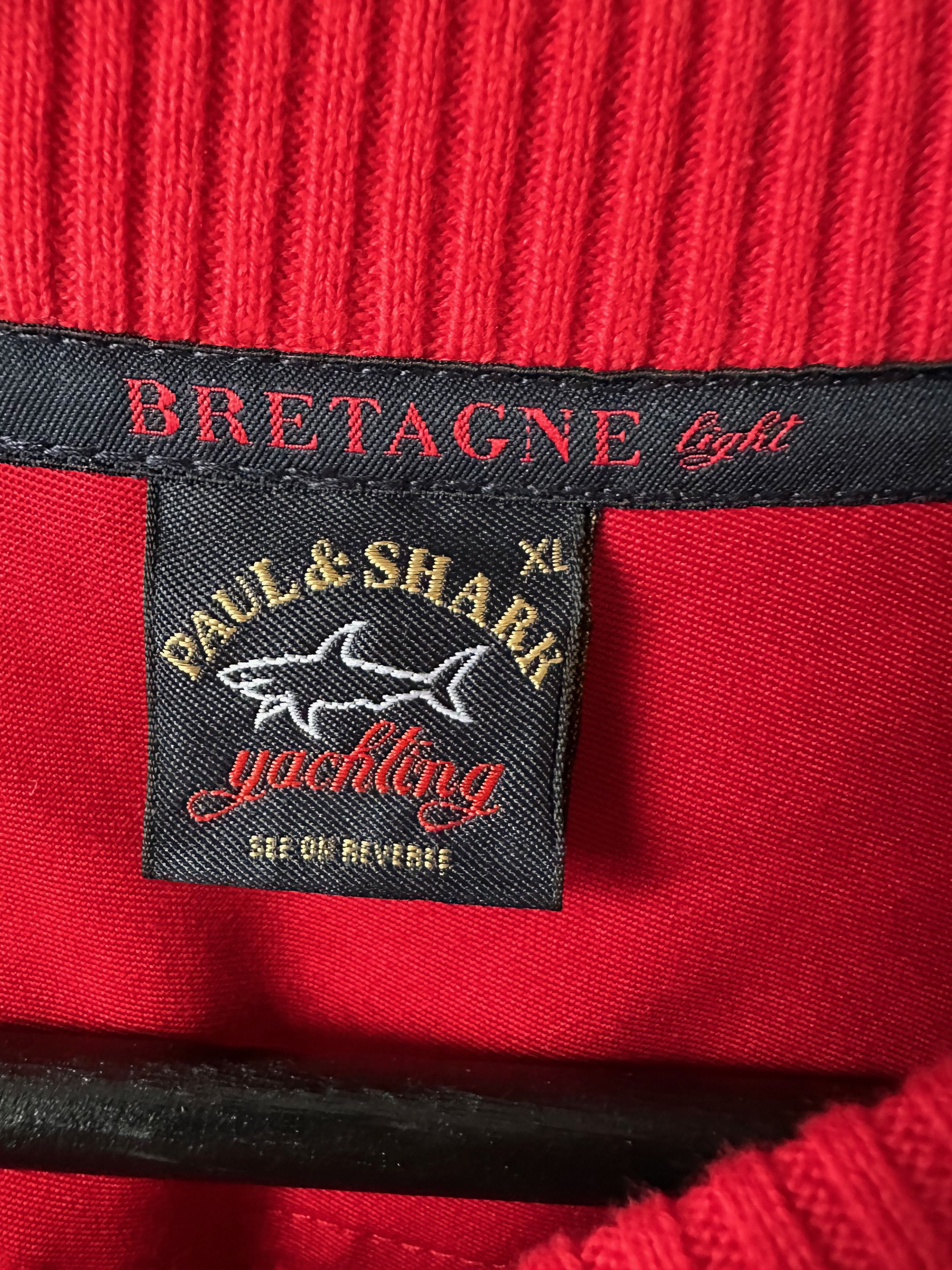 Paul & Shark Paul & Shark Bretagne Light Crew Neck Sweater Red Jumper Size US XL / EU 56 / 4 - 5 Thumbnail