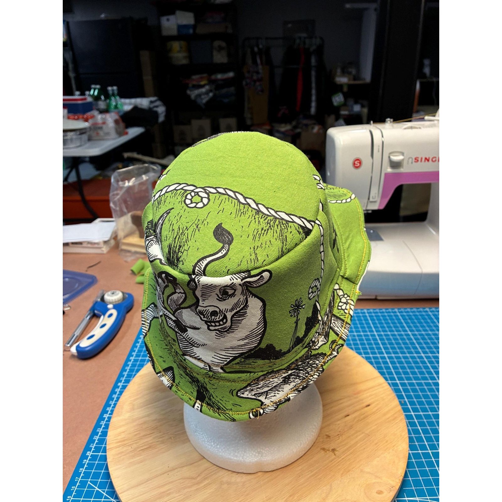 Other Upcycled Harvest Festival Bucket Hat — Stone Cow Brewery Size ONE SIZE - 5 Thumbnail