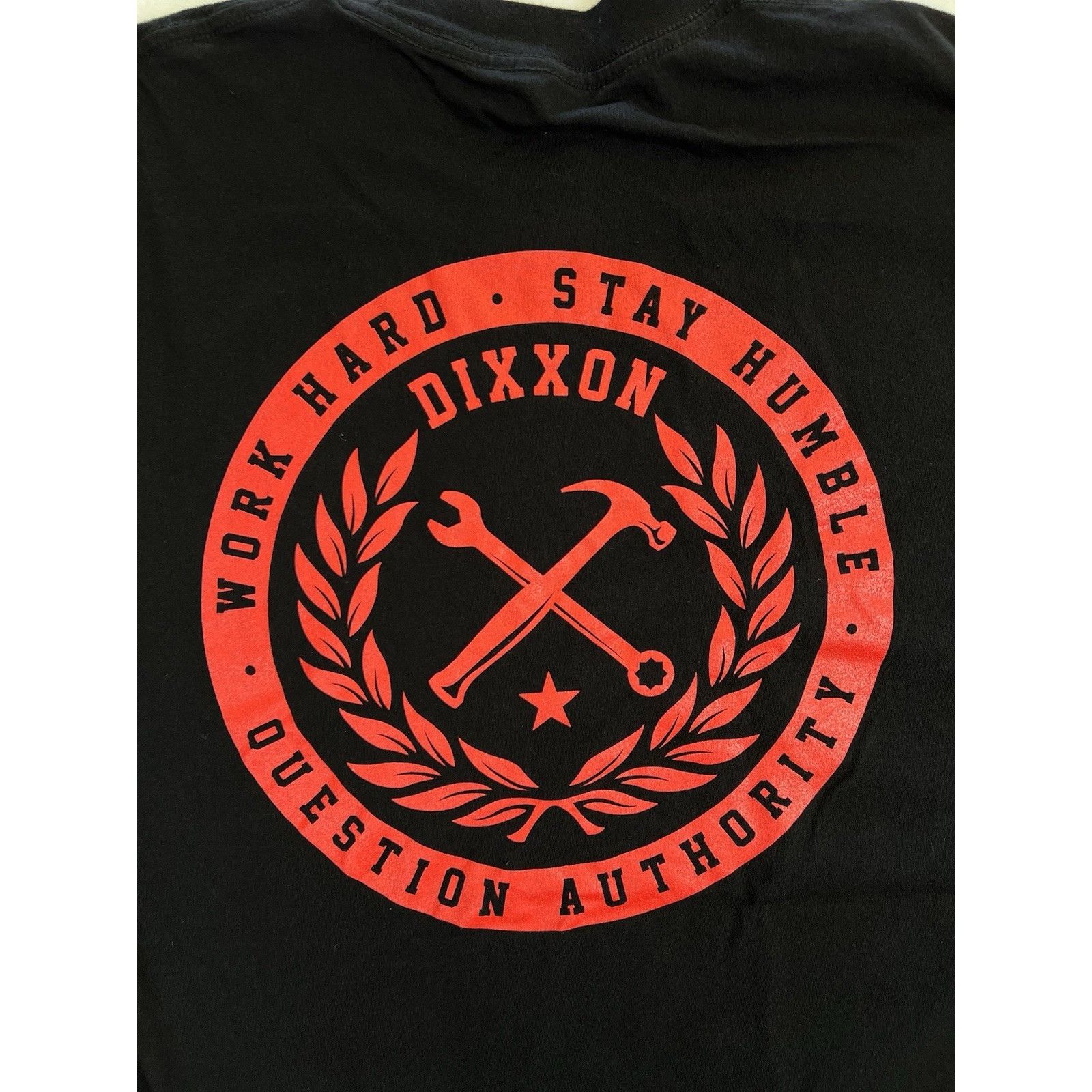 Dixxon Dixxon Flannel Co Men’s T-Shirt Large Black “Work Hard Stay Size US L / EU 52-54 / 3 - 8 Thumbnail