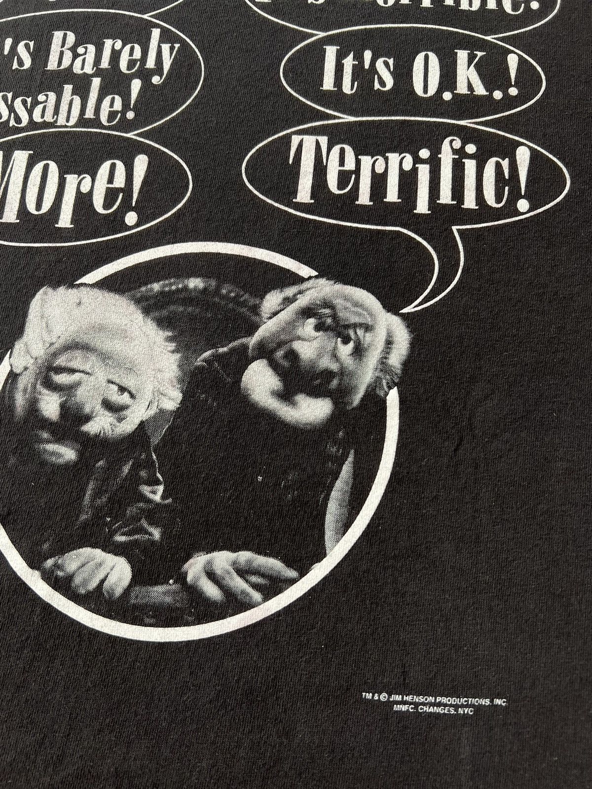 Cartoon Network Vintage 90s Statler Waldorf Sesame Street Muppets T-shirt Size US XL / EU 56 / 4 - 13 Thumbnail