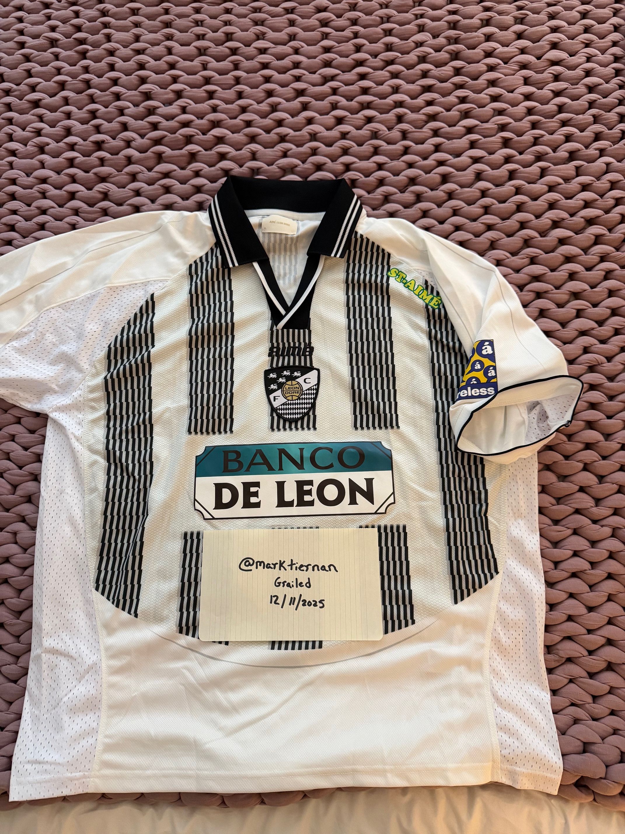 Aime Leon Dore Aime Leon Dore Banco De Leon Soccer Jersey - Size XL Size US XL / EU 56 / 4 - 1 Thumbnail