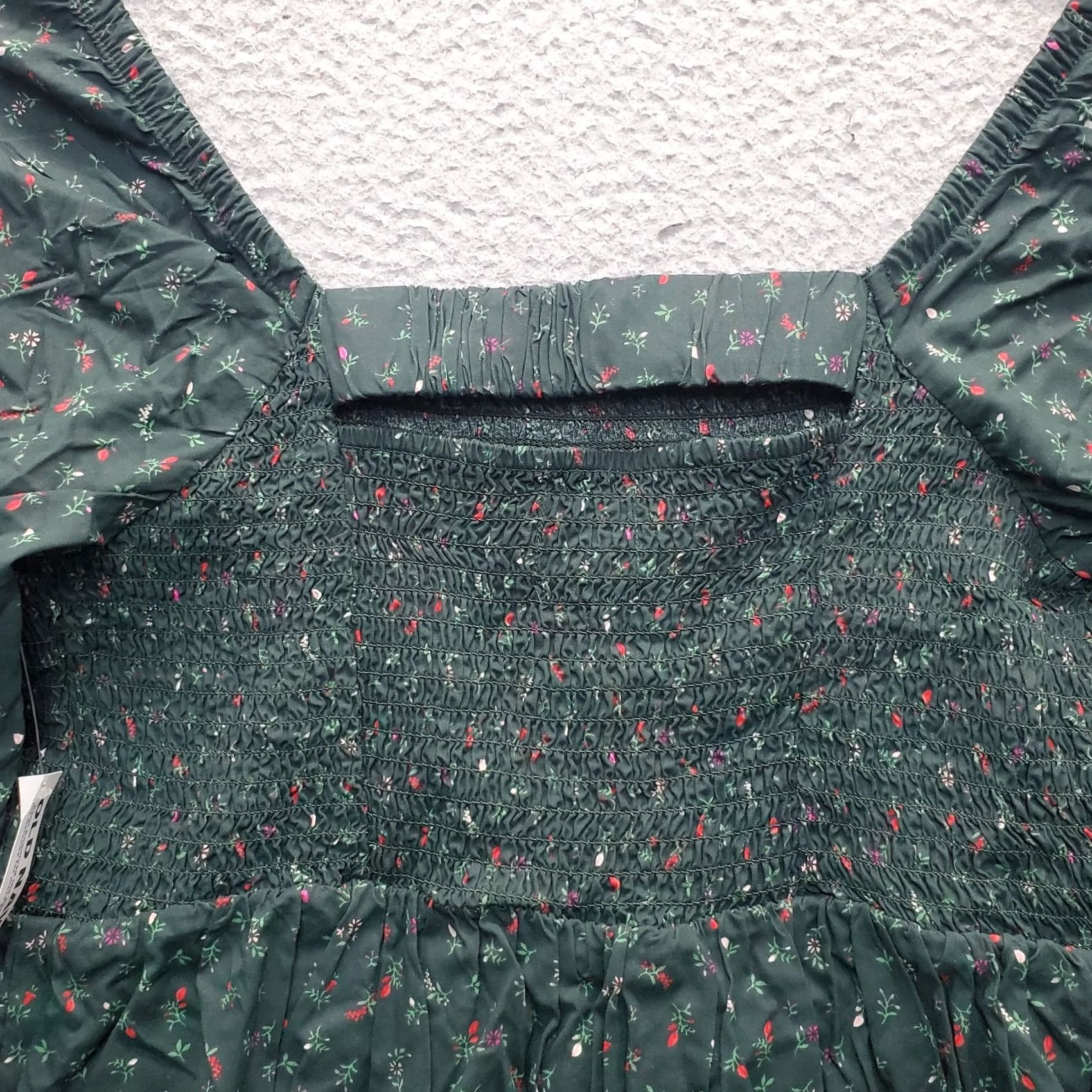 Old Navy Old Navy Blouse Womens Size M Multicolor Floral Rayon Square Neck Top Size M / US 6-8 / IT 42-44 - 7 Thumbnail