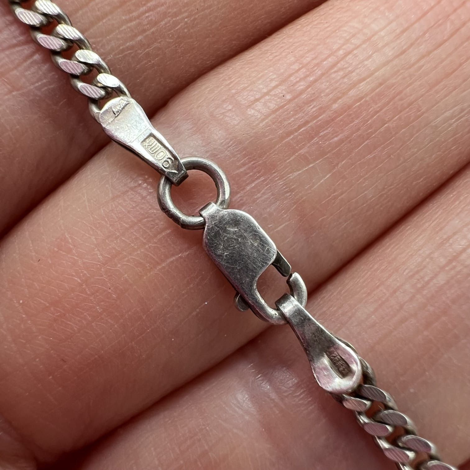 Sterling Silver Vintage Solid 925 Sterling Silver Necklace Pendant 9.52g Size ONE SIZE - 5 Thumbnail