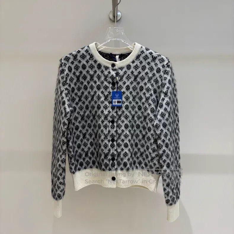 Louis Vuitton Louis Vuitton 25ss full print print print knit cardigan sw Size US L / EU 52-54 / 3 - 1 Thumbnail