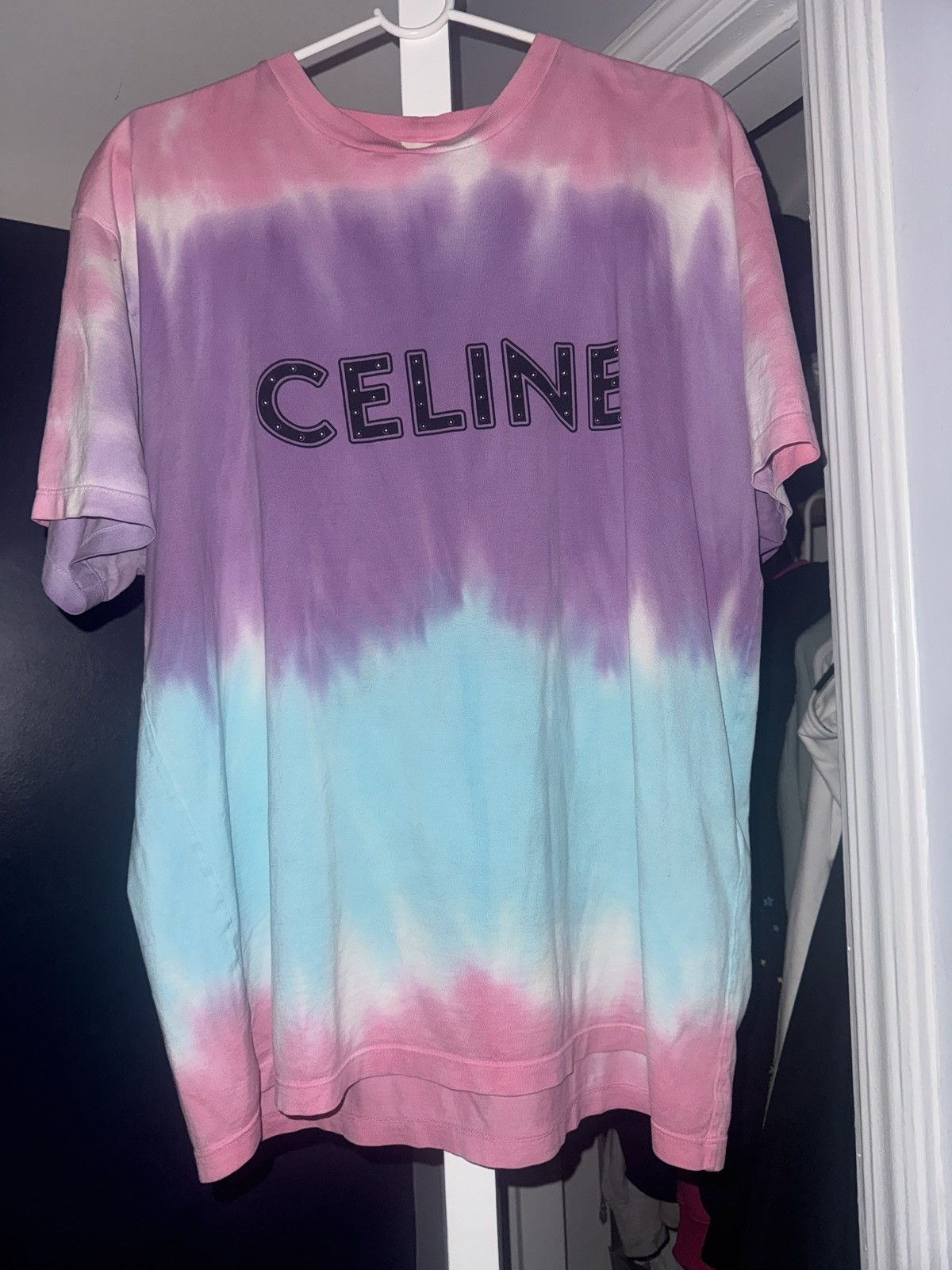 Celine Celine Tye Dye Bead tee Multicolor Size US XL / EU 56 / 4 - 1 Thumbnail
