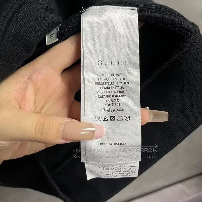 Gucci Gucci Black Statement Oversized Hoodie. Size US XS / EU 42 / 0 - 4 Thumbnail