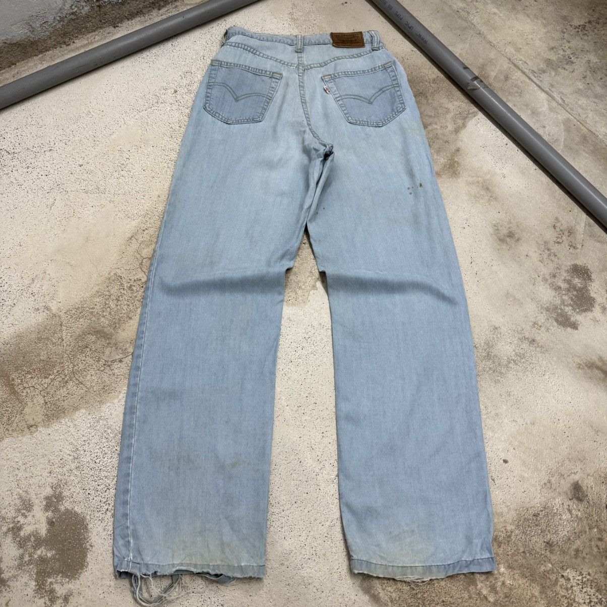 Levi's Vintage 96’s Levis Women Cotton Distressed Pants Size 28" / US 6 / IT 42 - 2 Thumbnail