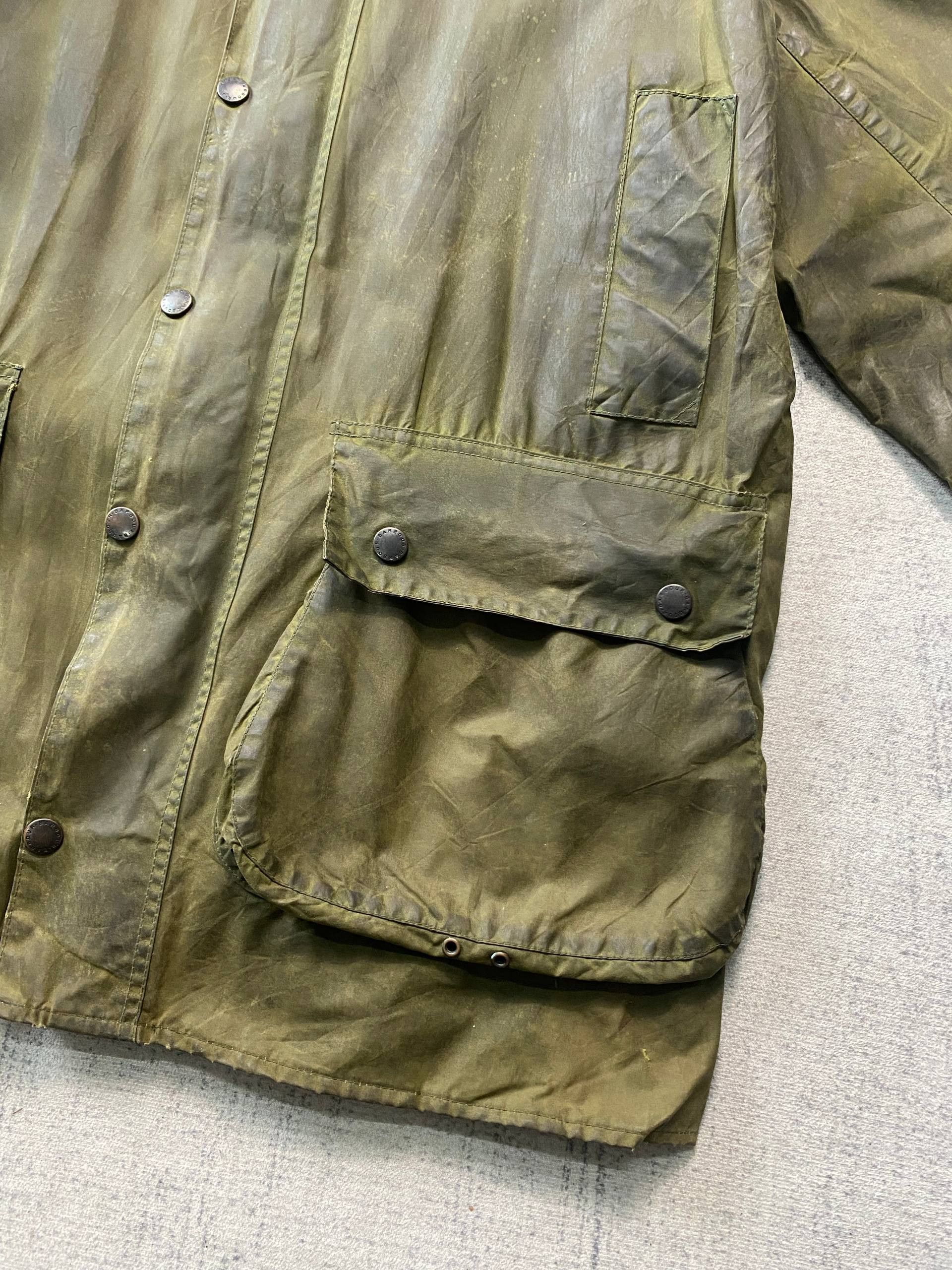 Barbour Vintage Barbour Border Waxed Jacket Size US L / EU 52-54 / 3 - 6 Thumbnail