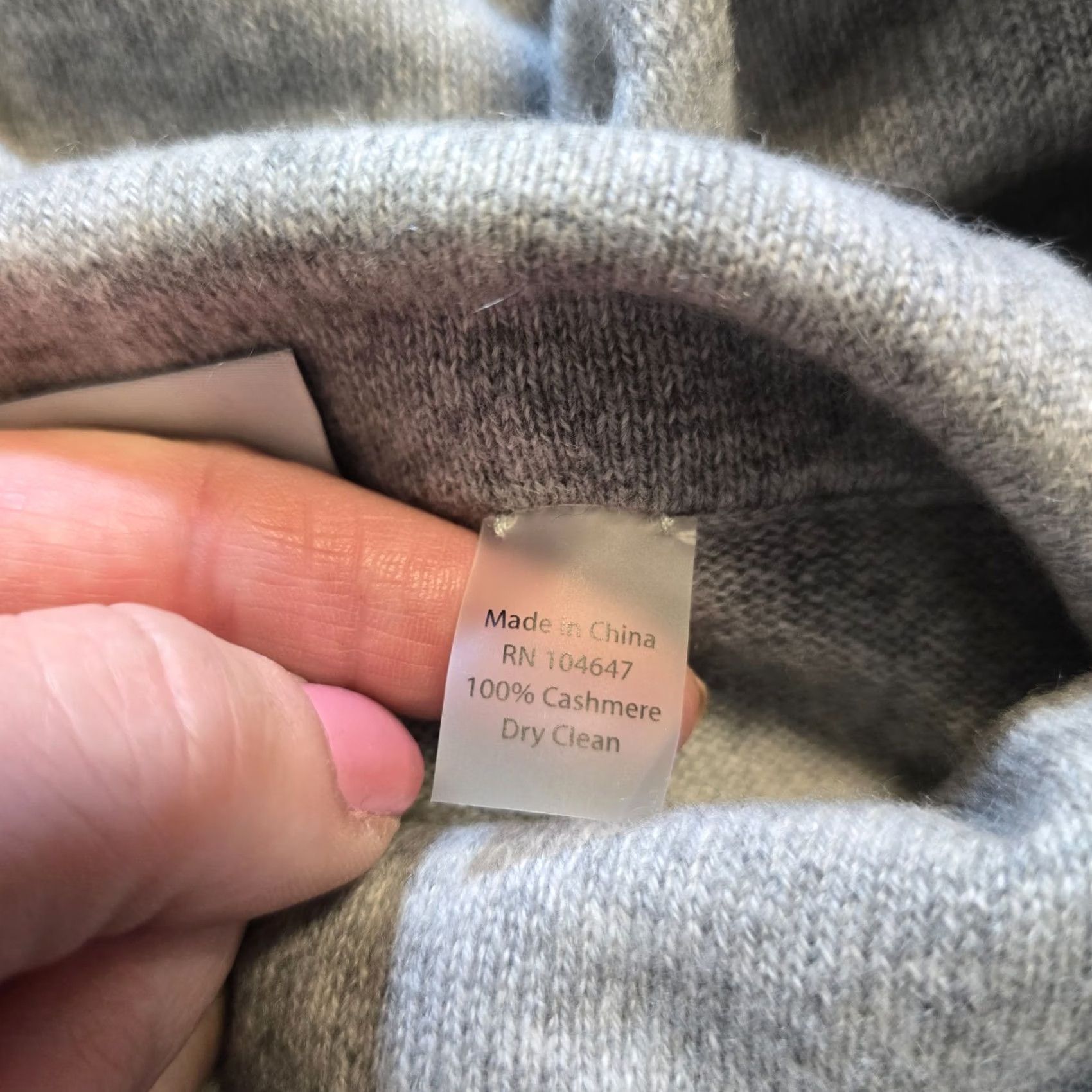 Vintage Kinross Sweater Womens One Size Gray Cashmere Turtleneck Poncho Oversize Capsule Pullover Casual Winter Autumn Adults Ladies Womens Size L / US 10 / IT 46 - 5 Thumbnail