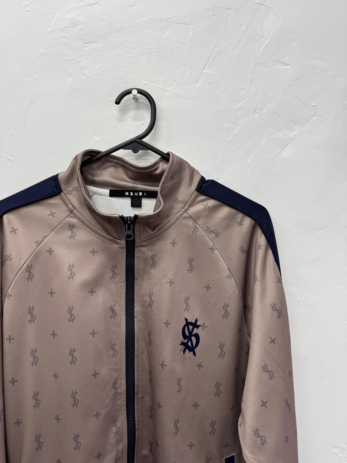 Ksubi new ksubi mens jacket medium m shirt tan navy blue poly Size US M / EU 48-50 / 2 - 2 Thumbnail