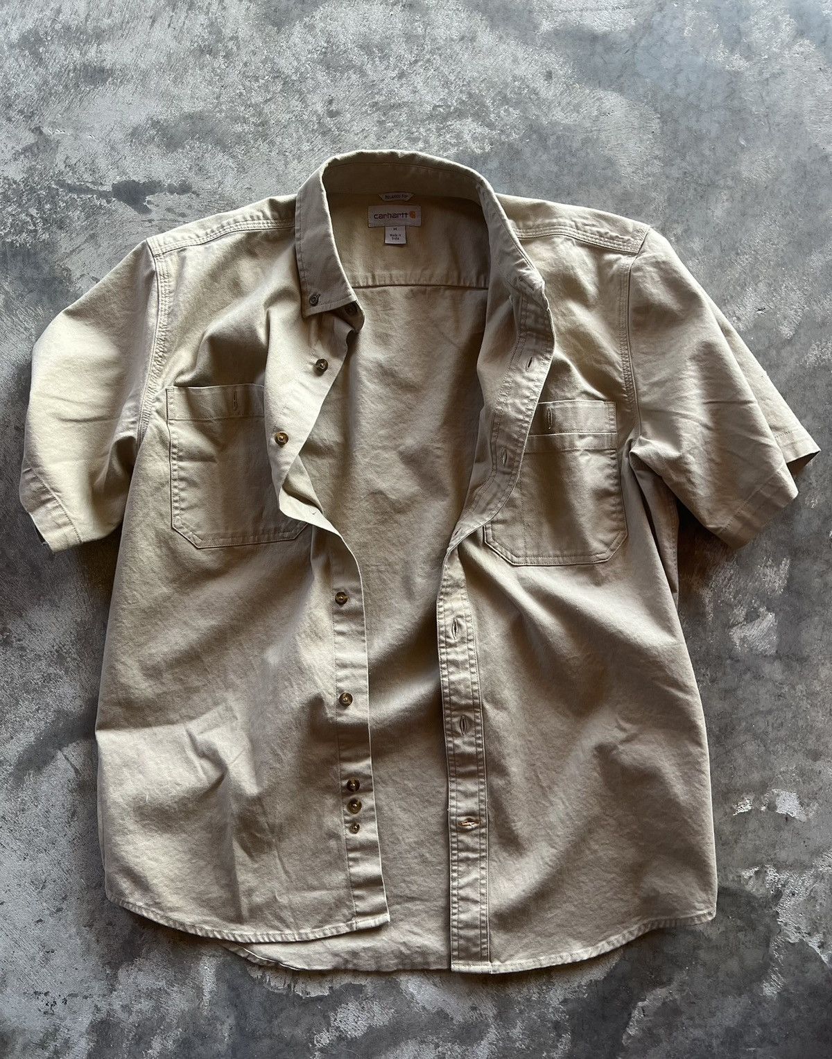 Carhartt Carhartt Workwear Tan Button-up Size US M / EU 48-50 / 2 - 2 Thumbnail