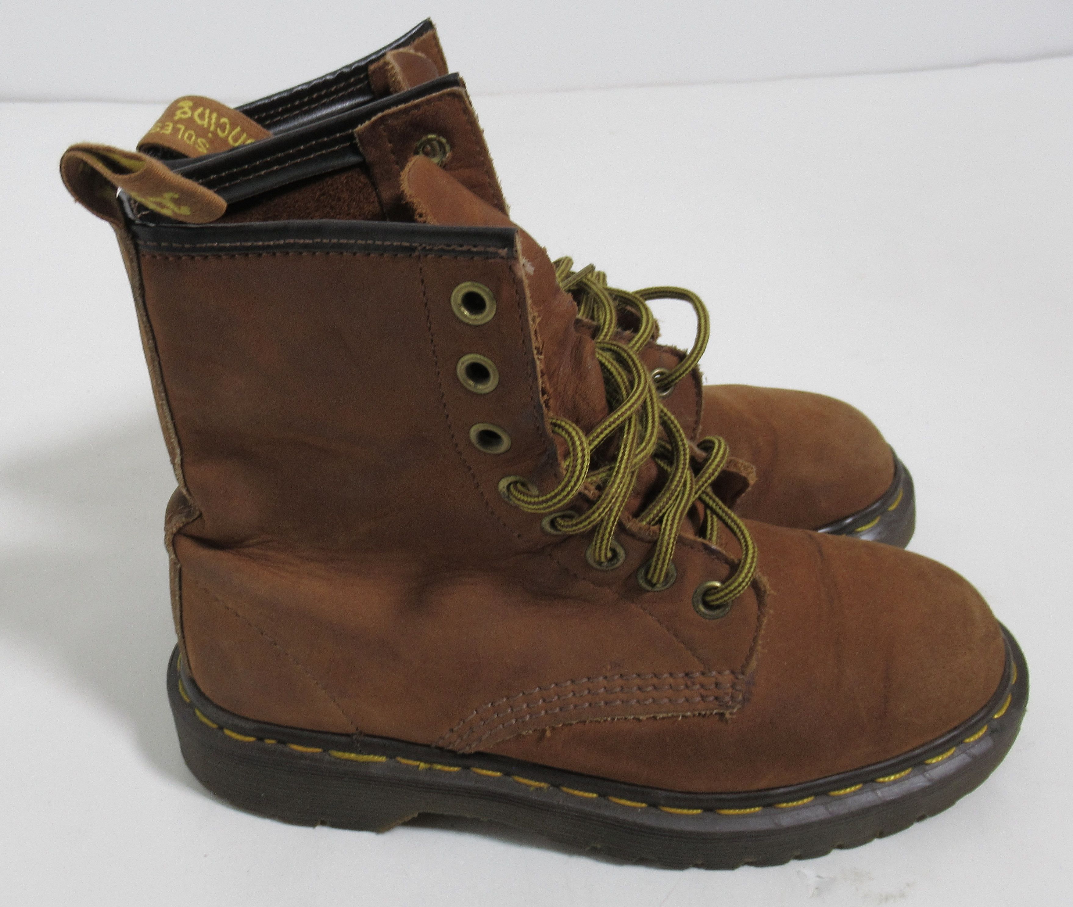 Dr. Martens Dr Martens Women's Made In England Lice Up Boot Brown Size US 5 / IT 35 - 1 Thumbnail
