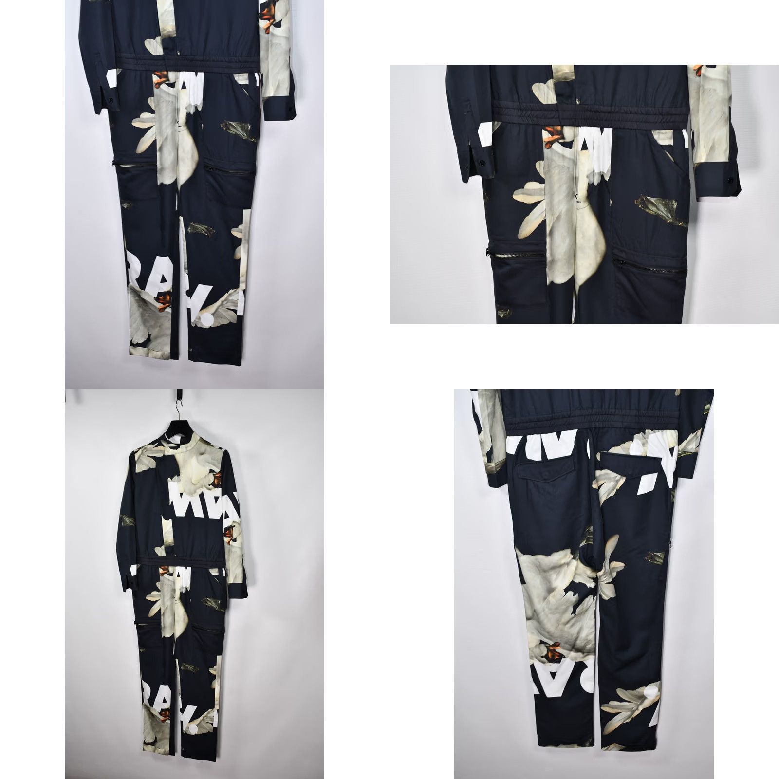G-Star G-Star RAW Hybrid Archive Jumpsuit WOMEN S Multicolor 56% Lyocell 44% Cotton NEW One-Piece Stars Style D06616-9321-5929 Size 28" / US 6 / IT 42 - 8 Thumbnail