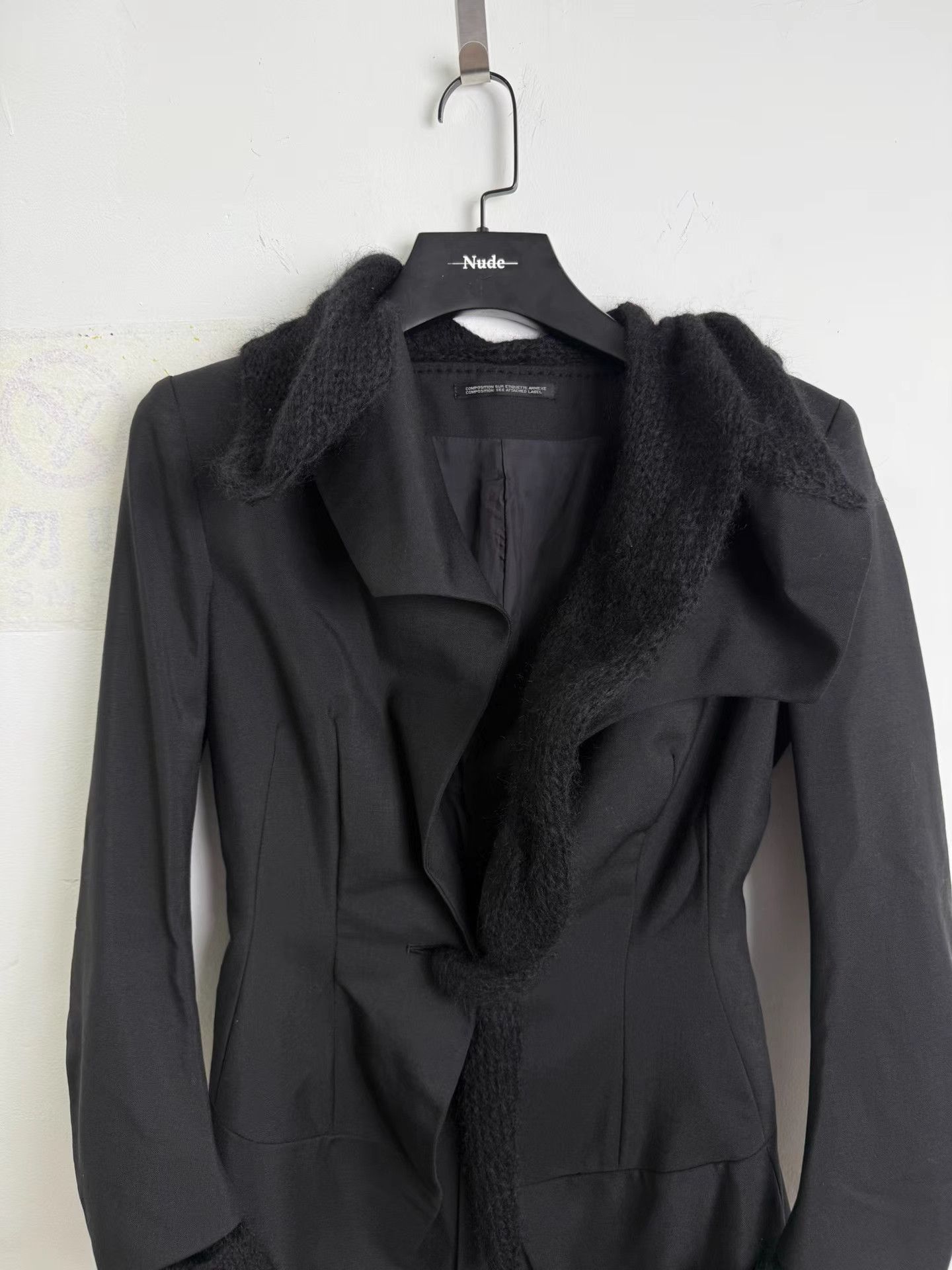Yohji Yamamoto Yohji Yamamoto Vintage Layered Wool Blazer K20 Size XS / US 0-2 / IT 36-38 - 6 Thumbnail