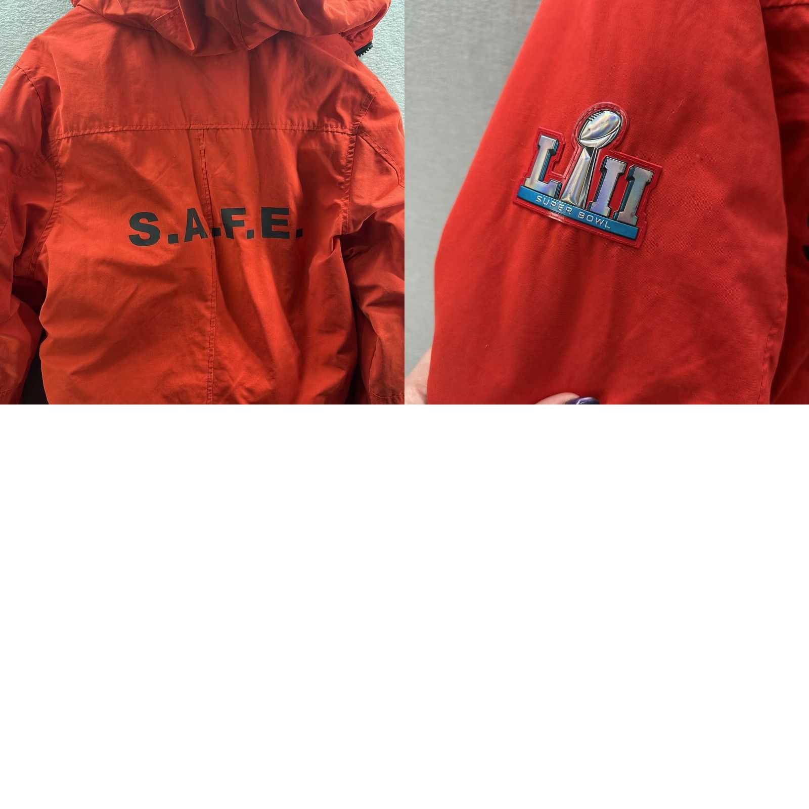 NFL NFL Official Super Bowl LII Security Jacket Mens Small Eagles Patriots 2018 Size S / US 4 / IT 40 - 10 Thumbnail