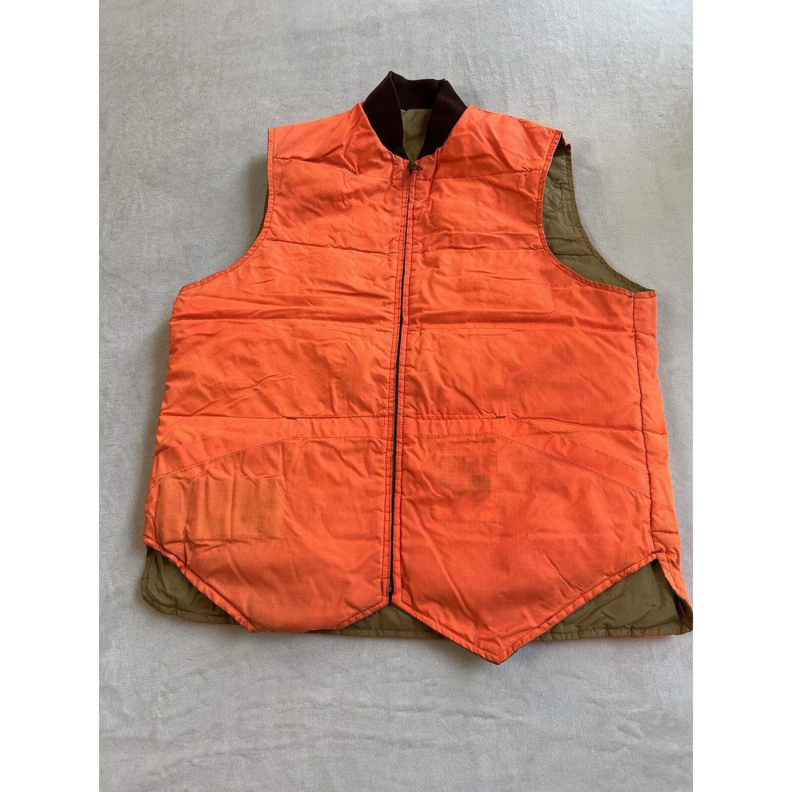 Vintage Vintage K-Mart Hunting Down Vest Size Medium Tan Orange Reve Size US M / EU 48-50 / 2 - 7 Thumbnail