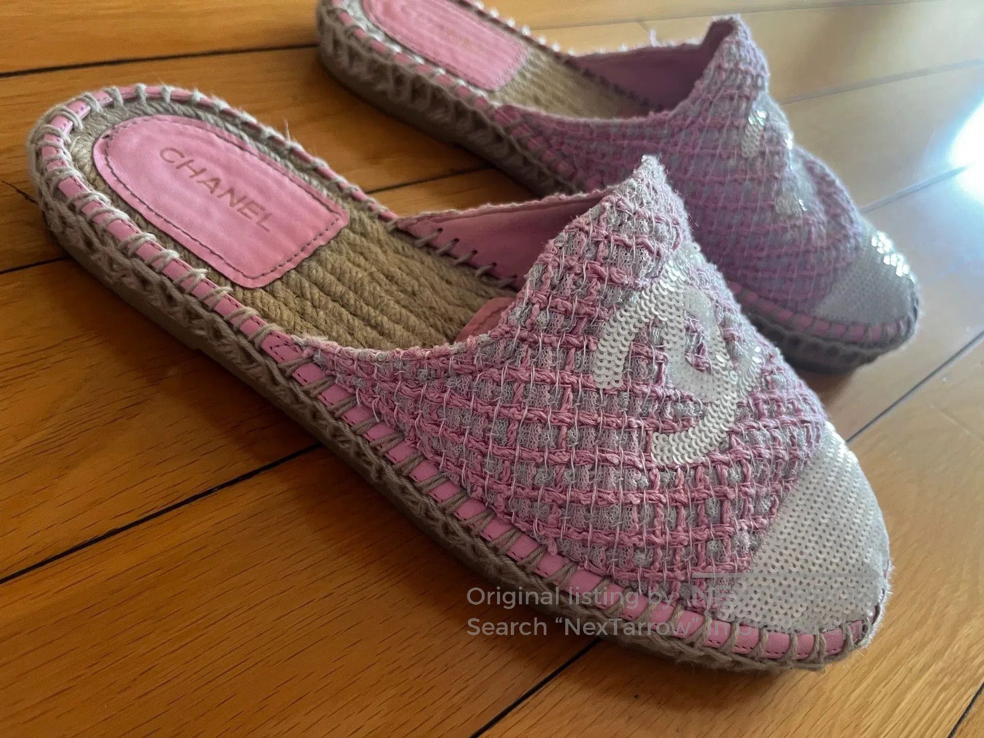Chanel Chanel 24 Sequin Fisherman Mule. Size US 6 / IT 36 - 4 Thumbnail