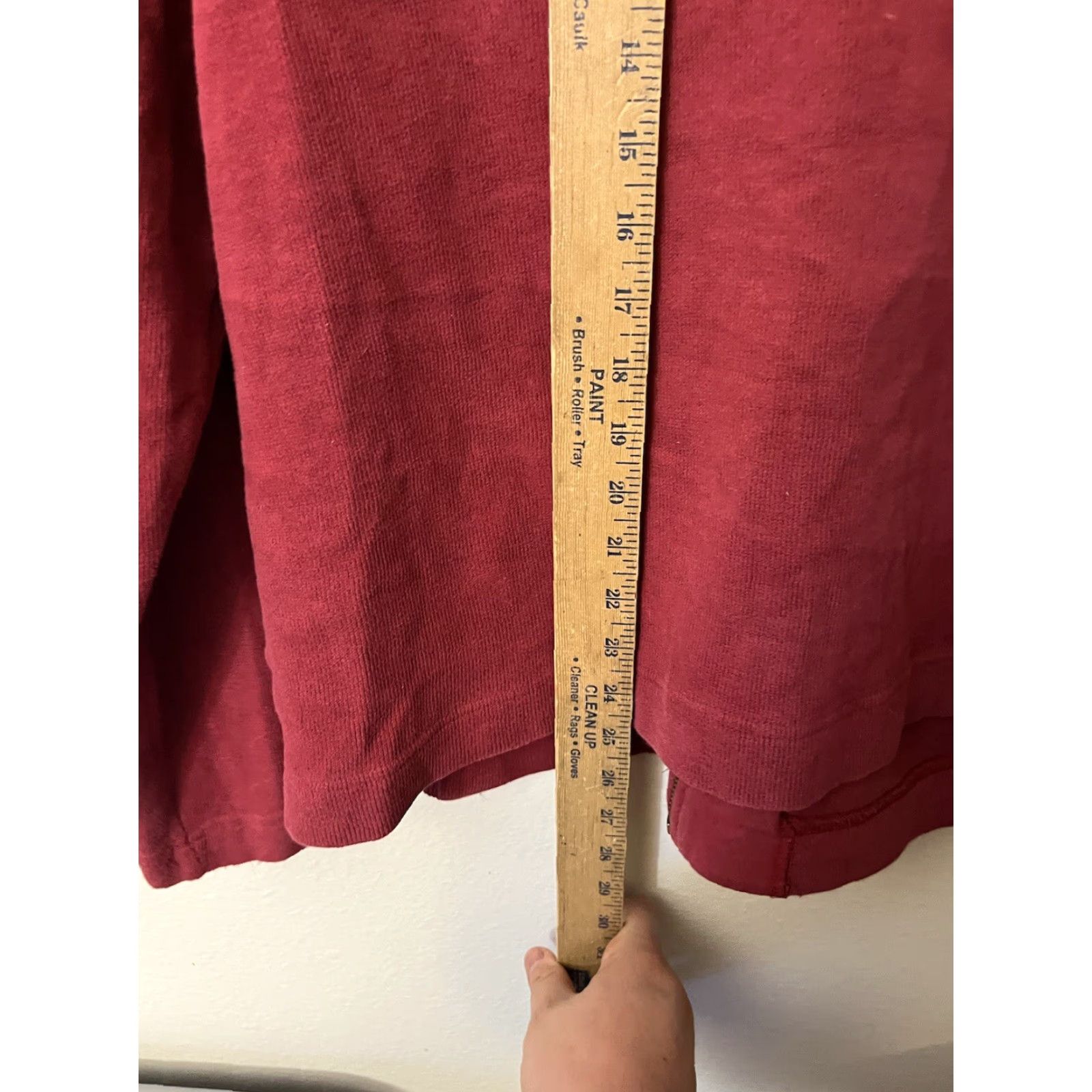 Vintage Vintage LL Bean Sweater Women's M Red Full Zip Fleece Pullover Mock Neck 0 UQ05 Size M / US 6-8 / IT 42-44 - 5 Thumbnail