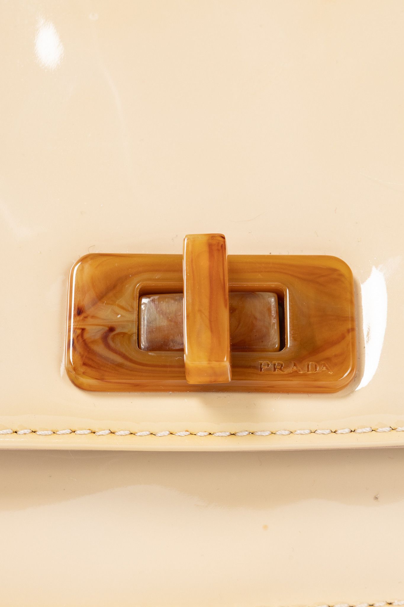 Prada Prada Cammeo Vernice Leather Oversized Clutch Size ONE SIZE - 8 Thumbnail