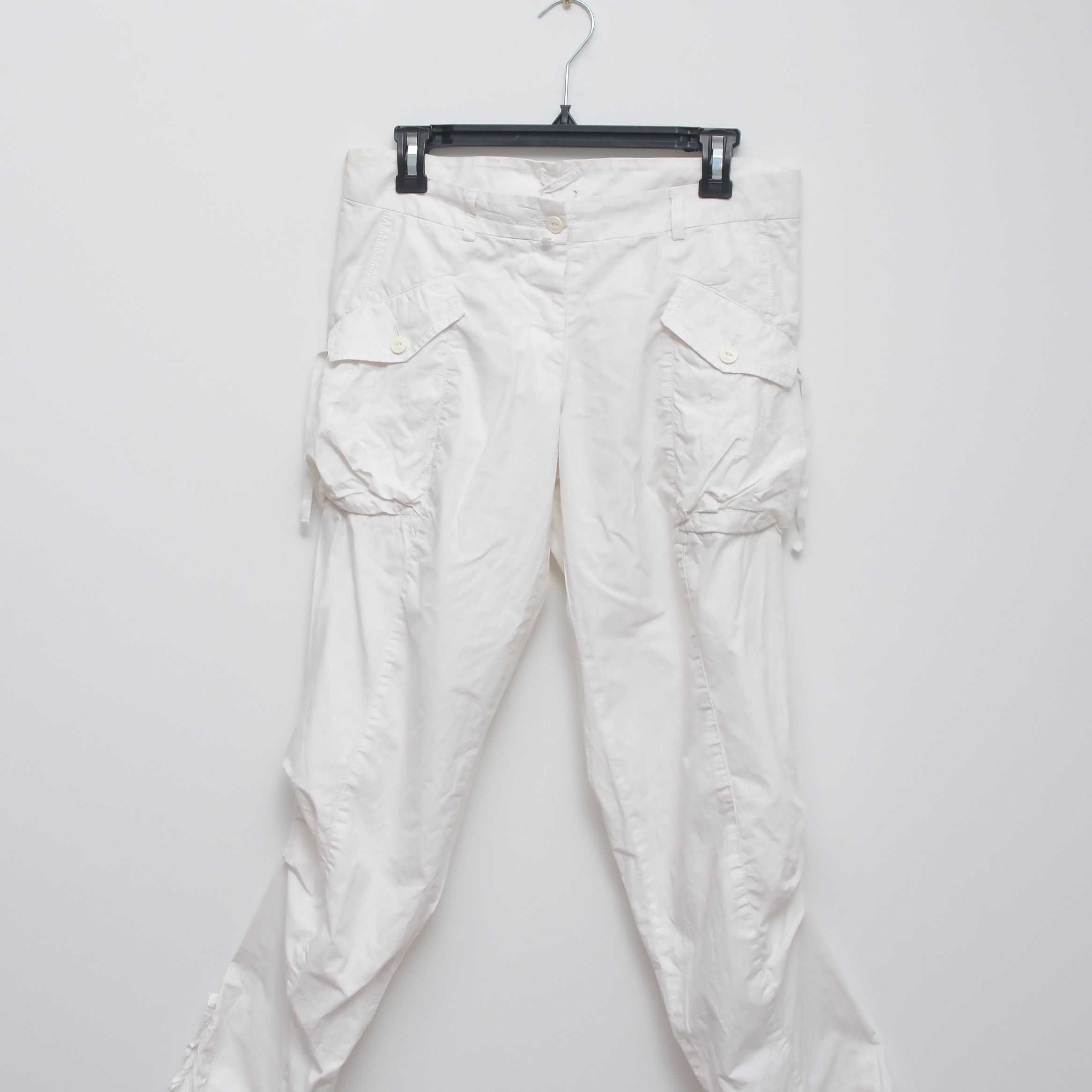 Marithe + Francois Girbaud Vintage 2000s Marithé François Girbaud Pants White Size 29 Size 29" - 4 Thumbnail