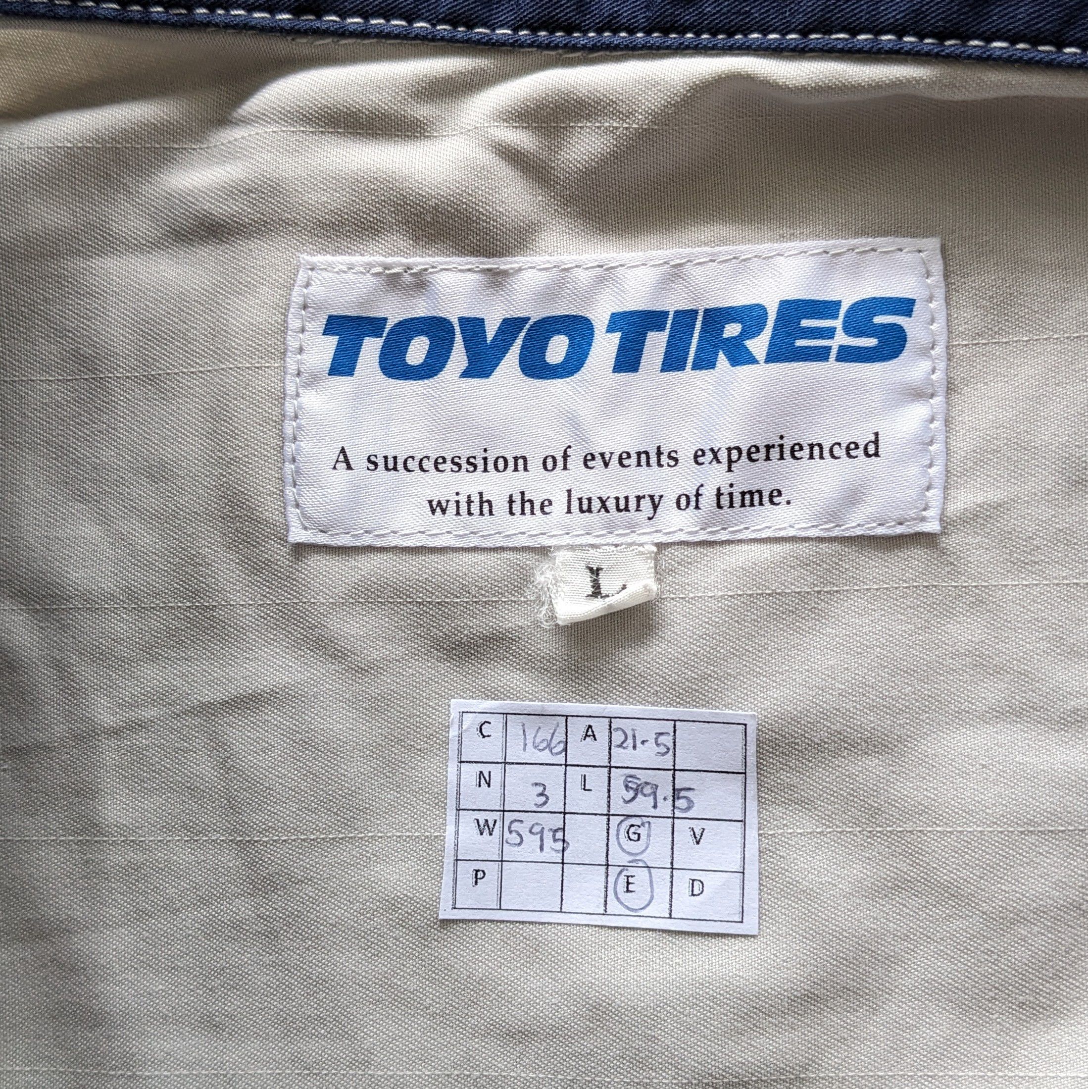 Vintage Vintage Toyo Tires NISMO NISSAN Coverall Custom Jacket Size US L / EU 52-54 / 3 - 8 Thumbnail
