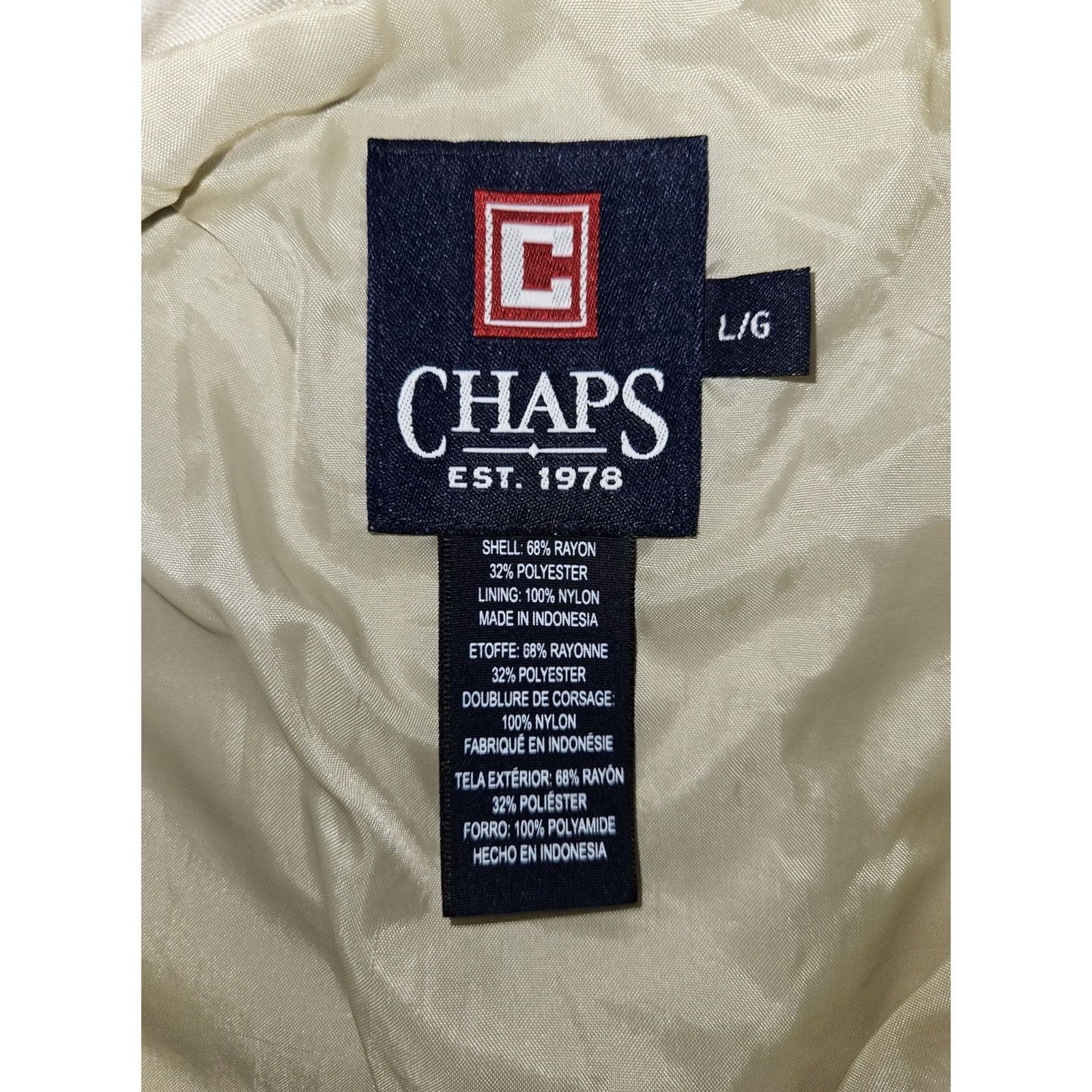 Chaps Chaps Windbreaker Vest Mens L Gray 1/4 Zip Pockets Lightweight Lined Golf Pullover Size US L / EU 52-54 / 3 - 2 Thumbnail
