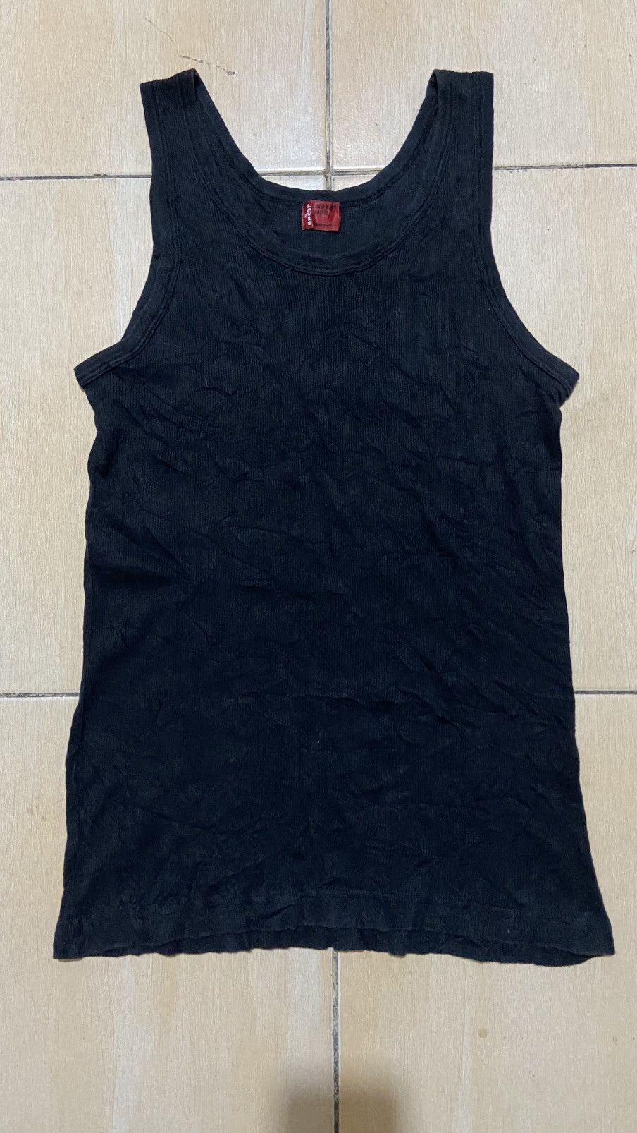 Japanese Brand × Levi's × Levi's Vintage Clothing 🗑️Thrashed🗑️ Vintage Levi’s Red Tab Tank Top Sleeveless Size US M / EU 48-50 / 2 - 2 Thumbnail