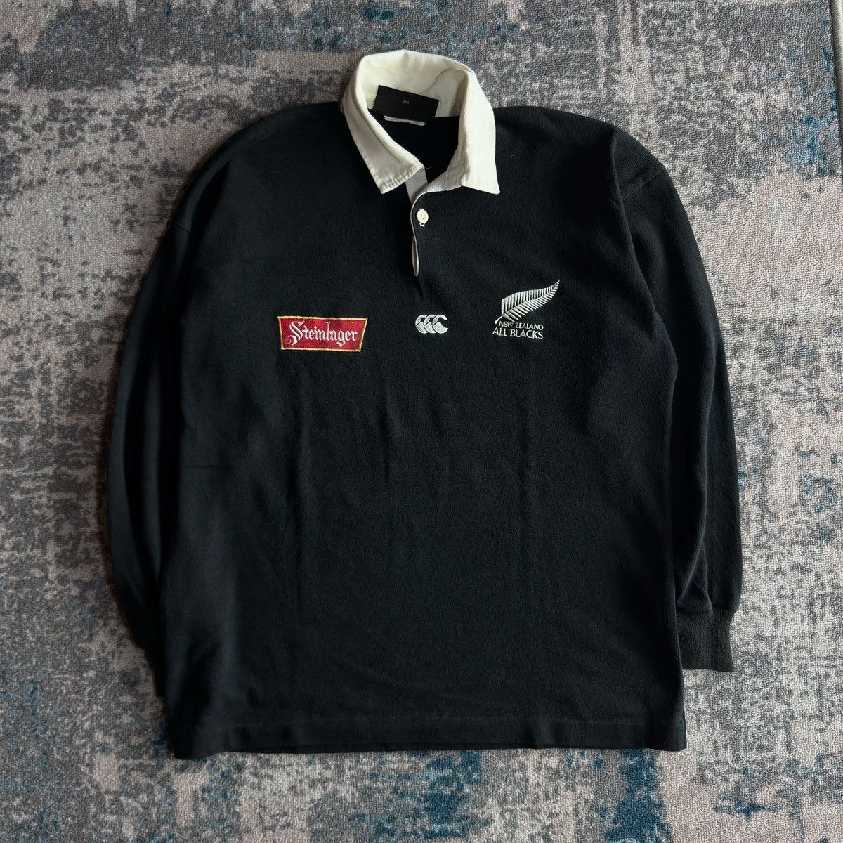 Canterbury of New Zealand Canterburry rugby All Black Steinlager vintage 90,s Size US M / EU 48-50 / 2 - 1 Thumbnail
