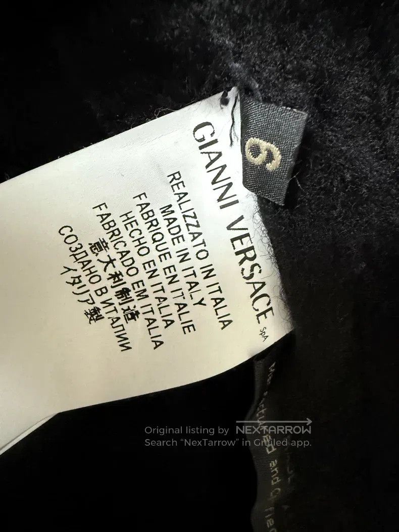 Versace Versace Fur is integrated into the leather coat Size US XXS / EU 40 - 5 Thumbnail