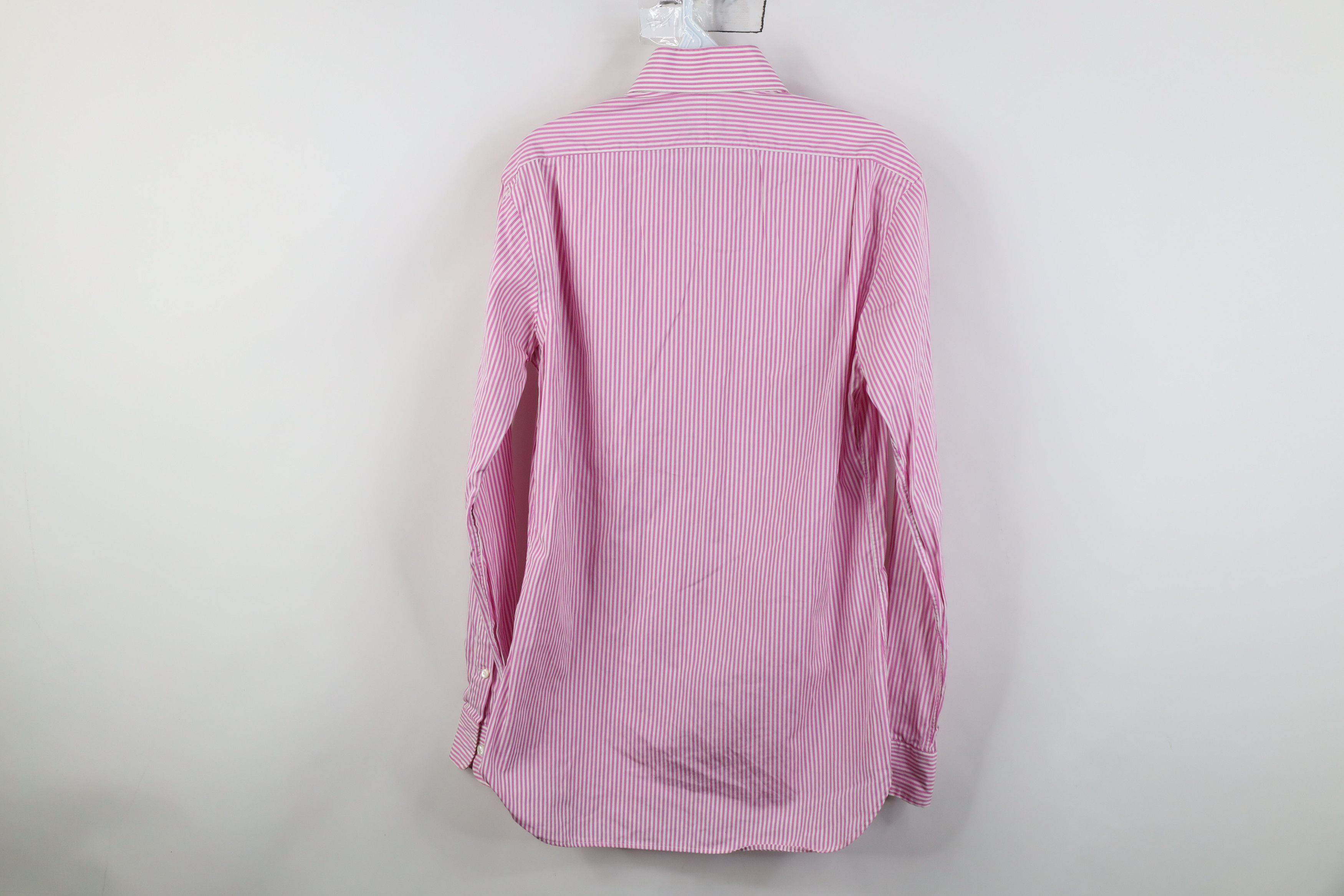 Ralph Lauren Vintage 90s Ralph Lauren Striped Collared Button Shirt Pink Size US M / EU 48-50 / 2 - 11 Thumbnail