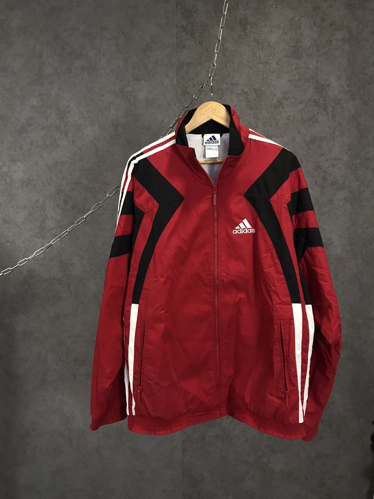 Adidas Adidas vintage sportwear zip sweatshirt Size US XL / EU 56 / 4 - 1 Thumbnail