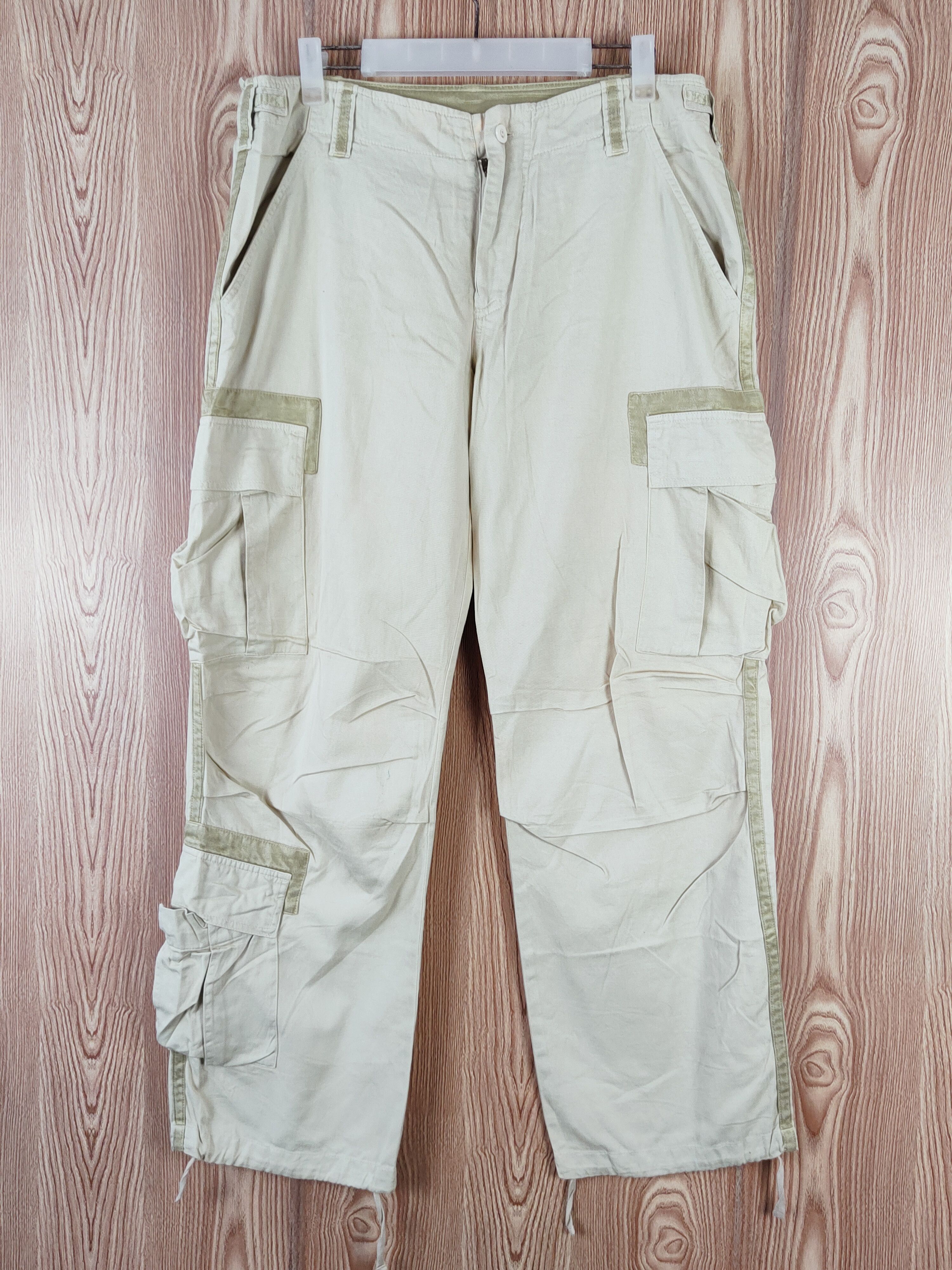 Johny Was Light Green Multipocket Tactical Cargo Pants #W525