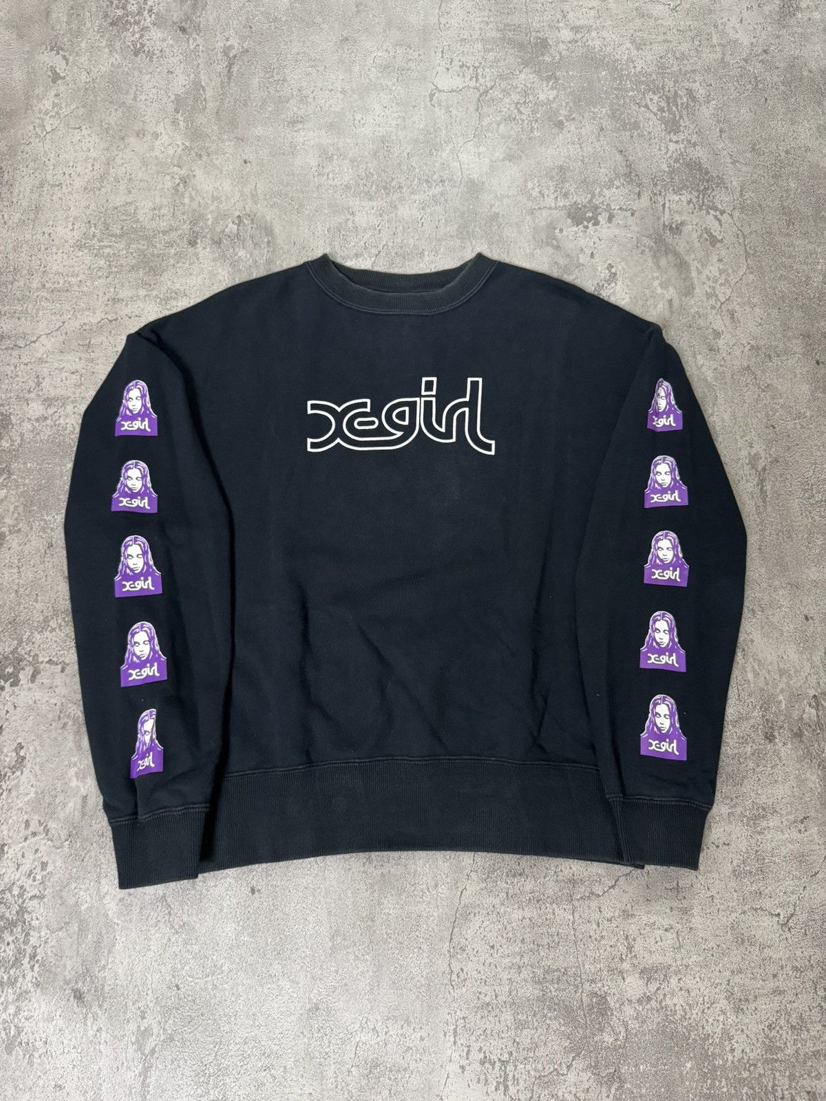 Japanese Brand X GIRL LIKE HYSTERIC ICON LOGO PURPLE SWEATSHIRT Size US M / EU 48-50 / 2 - 1 Thumbnail