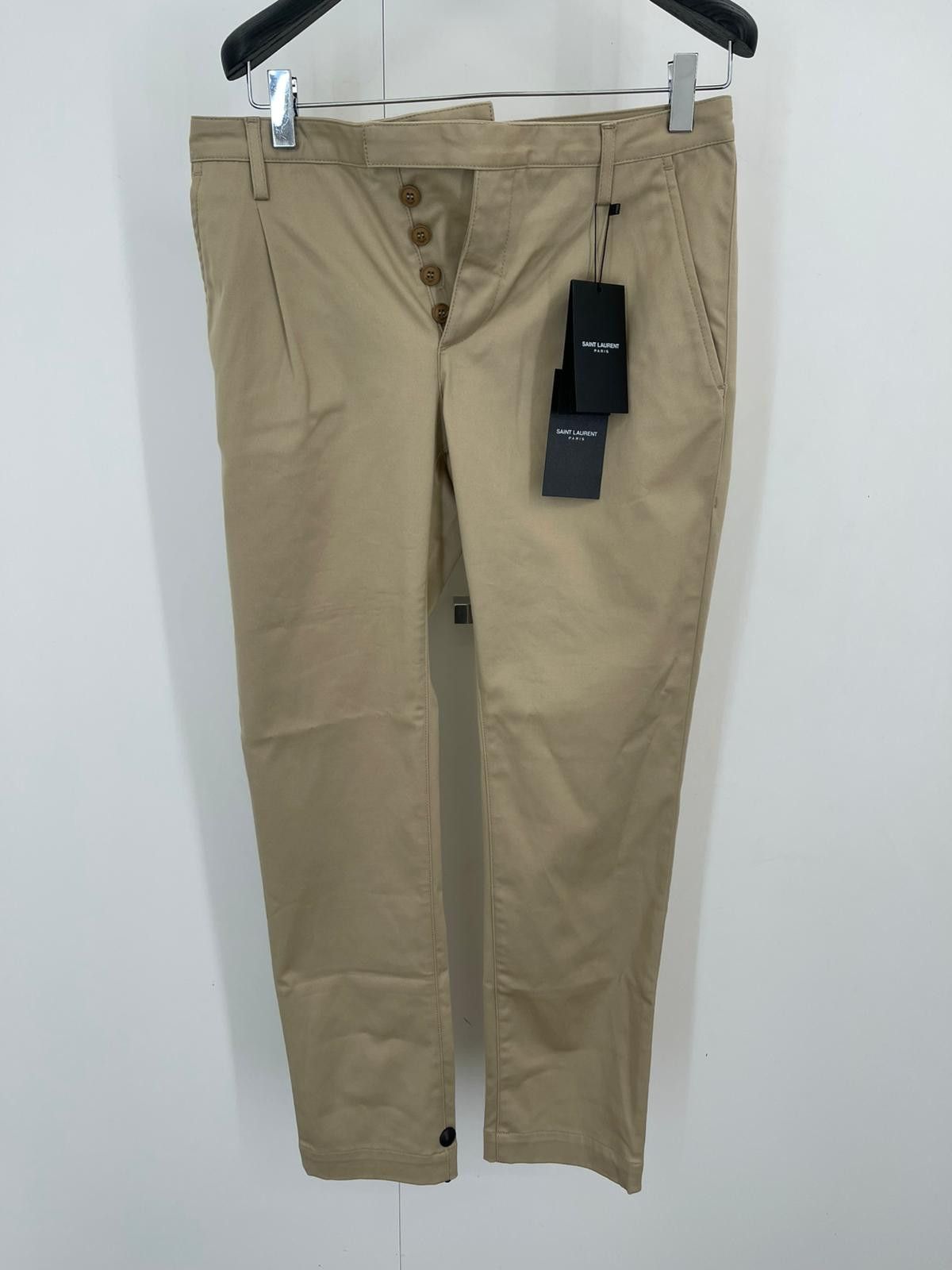 Saint Laurent Paris Classic chino pant in cotton twill Size US 27 - 1 Thumbnail