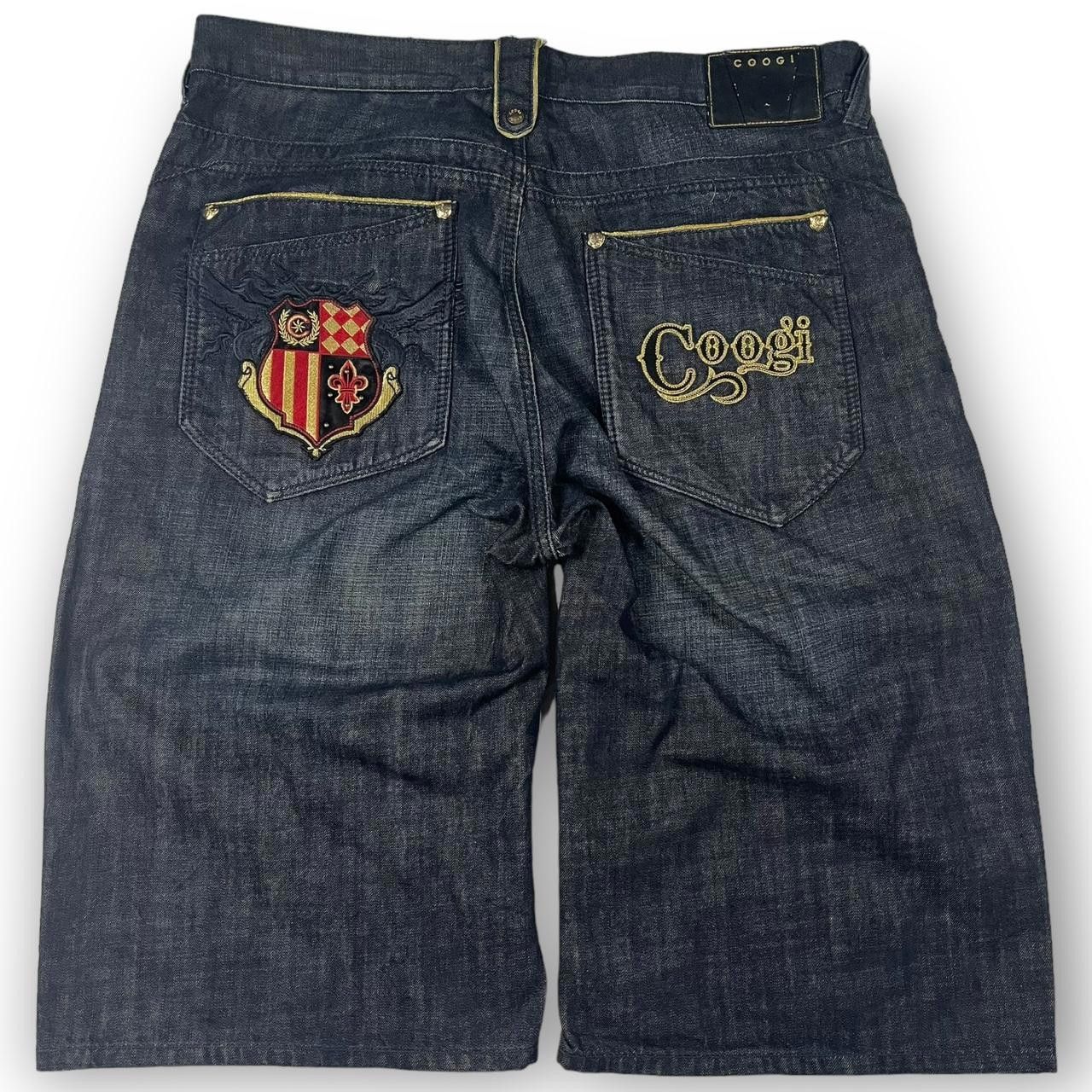 Coogi Coogi Men's Navy and Gold Shorts Size US 42 / EU 58 - 2 Thumbnail