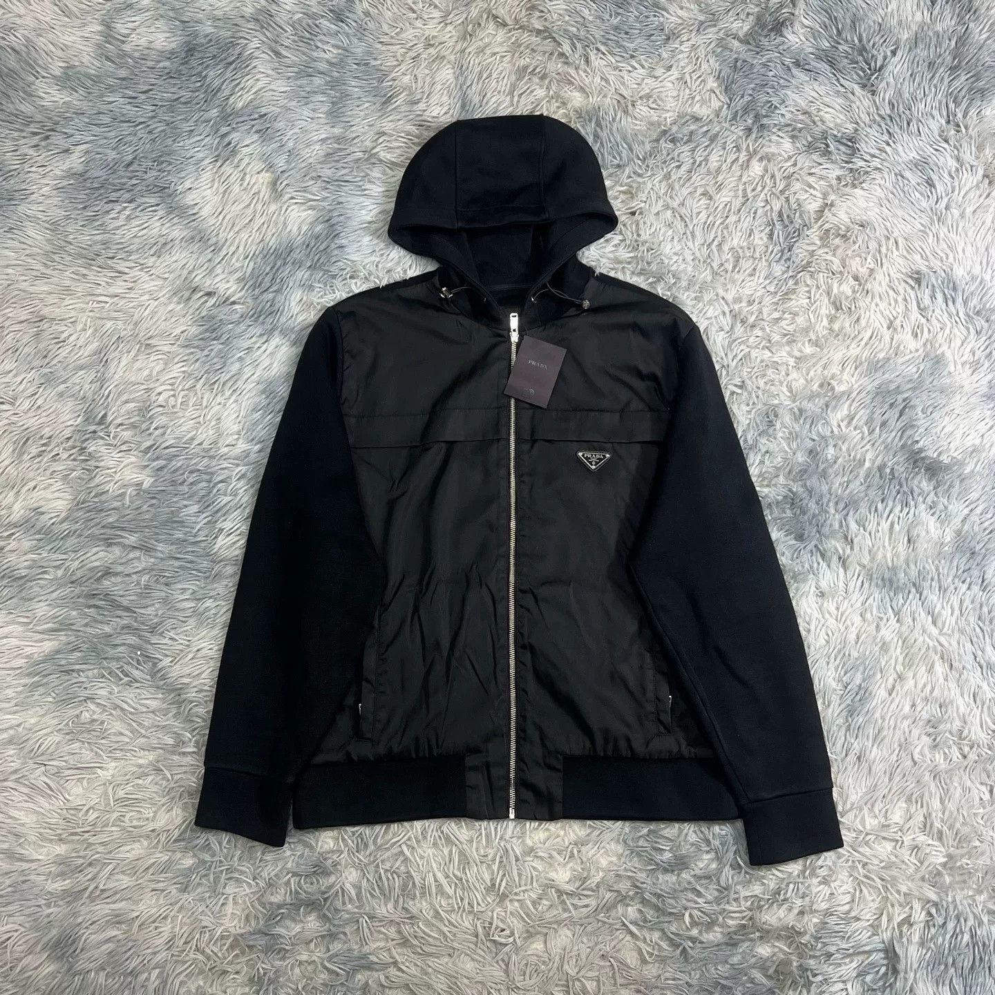 Prada Prada Triangle Logo Zipper Jacket Size US XL / EU 56 / 4 - 1 Thumbnail