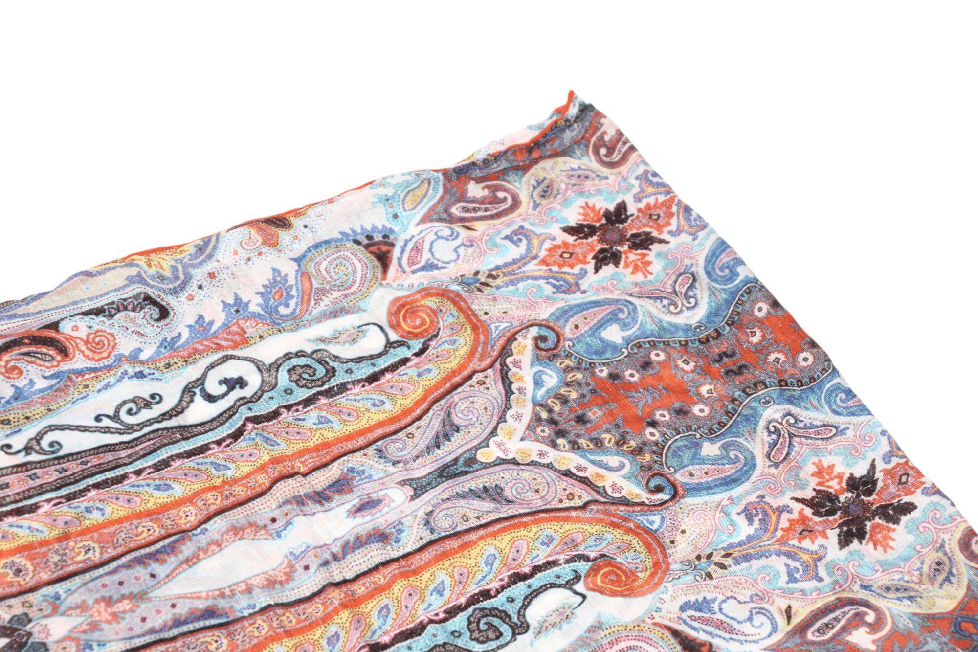 Altea Altea Baroque modal flax silk big scarf 168x85 cm Size ONE SIZE - 7 Thumbnail