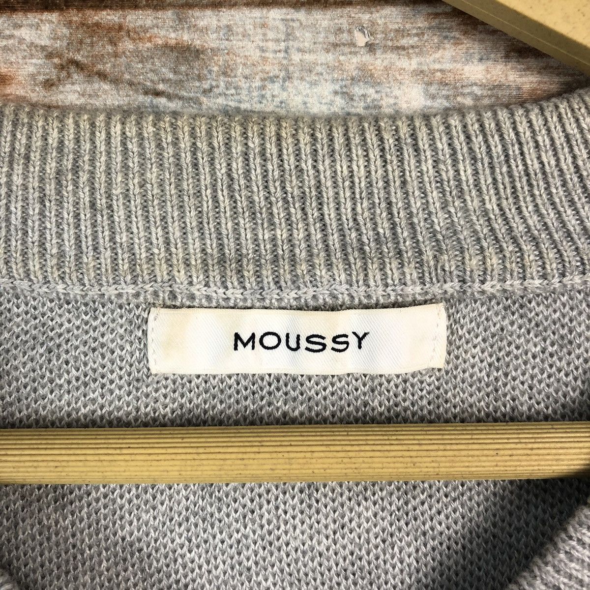 Homespun Knitwear × Japanese Brand Moussy Grey Knitwear #A965 Size S / US 4 / IT 40 - 9 Thumbnail