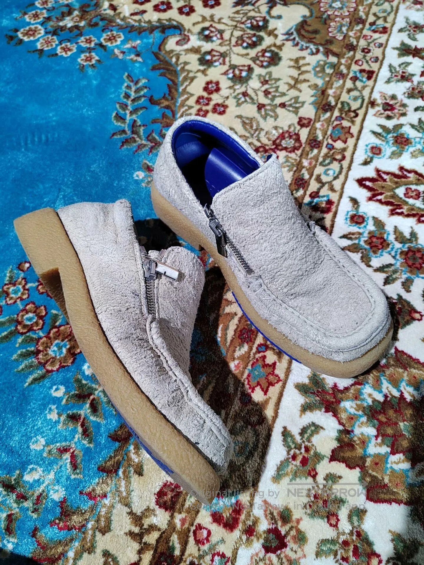 Burberry Burberry Gray Cashmere Slippers. Size US 7 / EU 40 - 3 Thumbnail