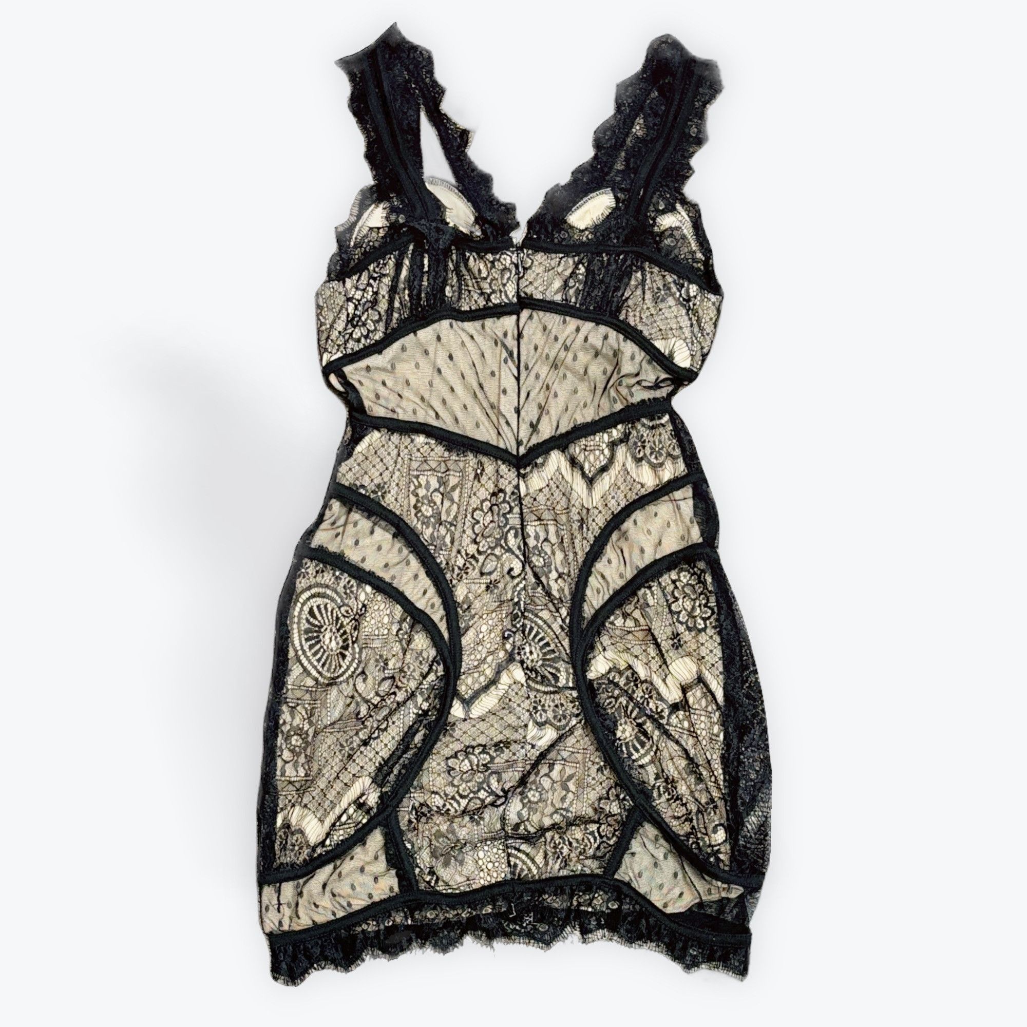 Other M - Black Lace Cocktail Party Dress Size M / US 6-8 / IT 42-44 - 2 Thumbnail