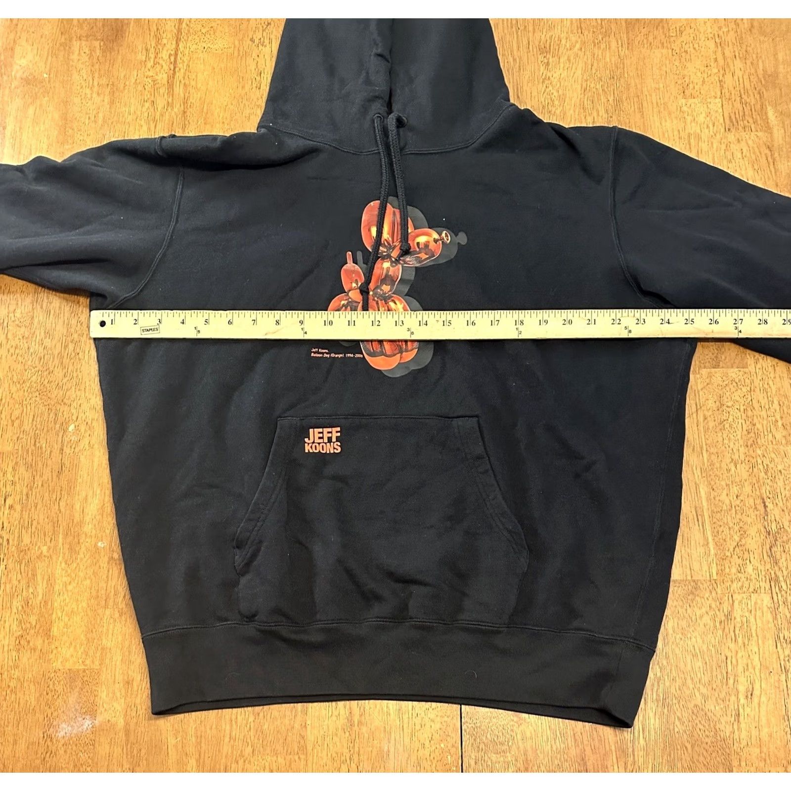 Uniqlo Uniqlo Jeff Koons Balloon Animal Dog Hoodie Sweatshirt XL Black Mens Size US XL / EU 56 / 4 - 5 Thumbnail